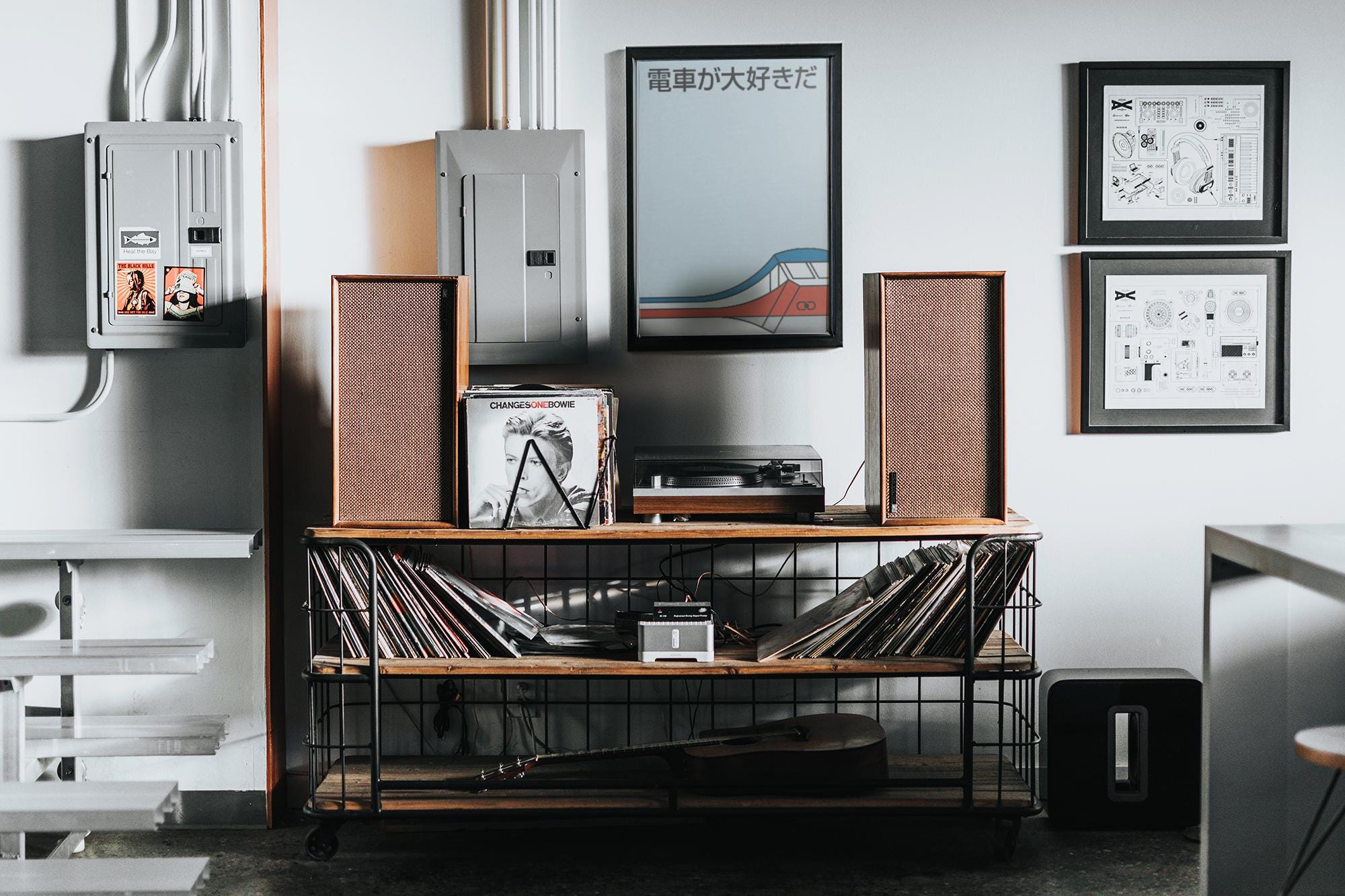 I Love Trains Poster: Japanese Minimal Subway Art, Metro Transit Sign