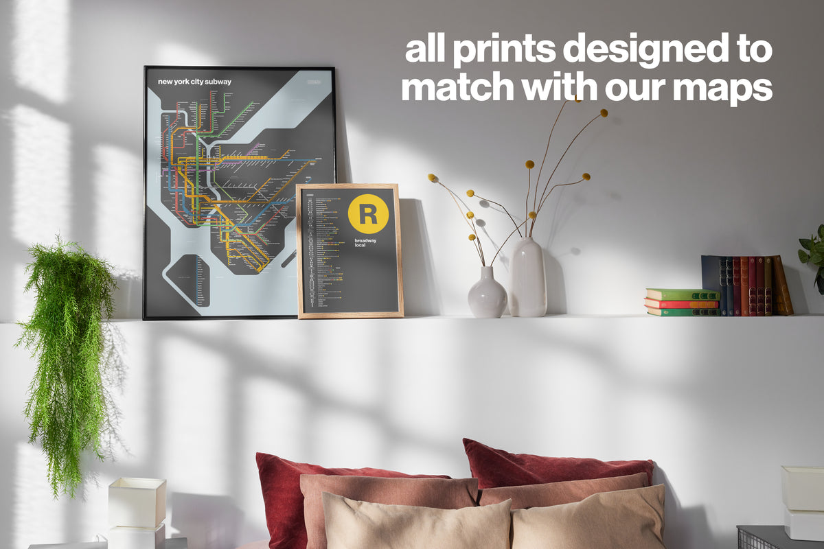 R Train Platform Print – NYC Subway