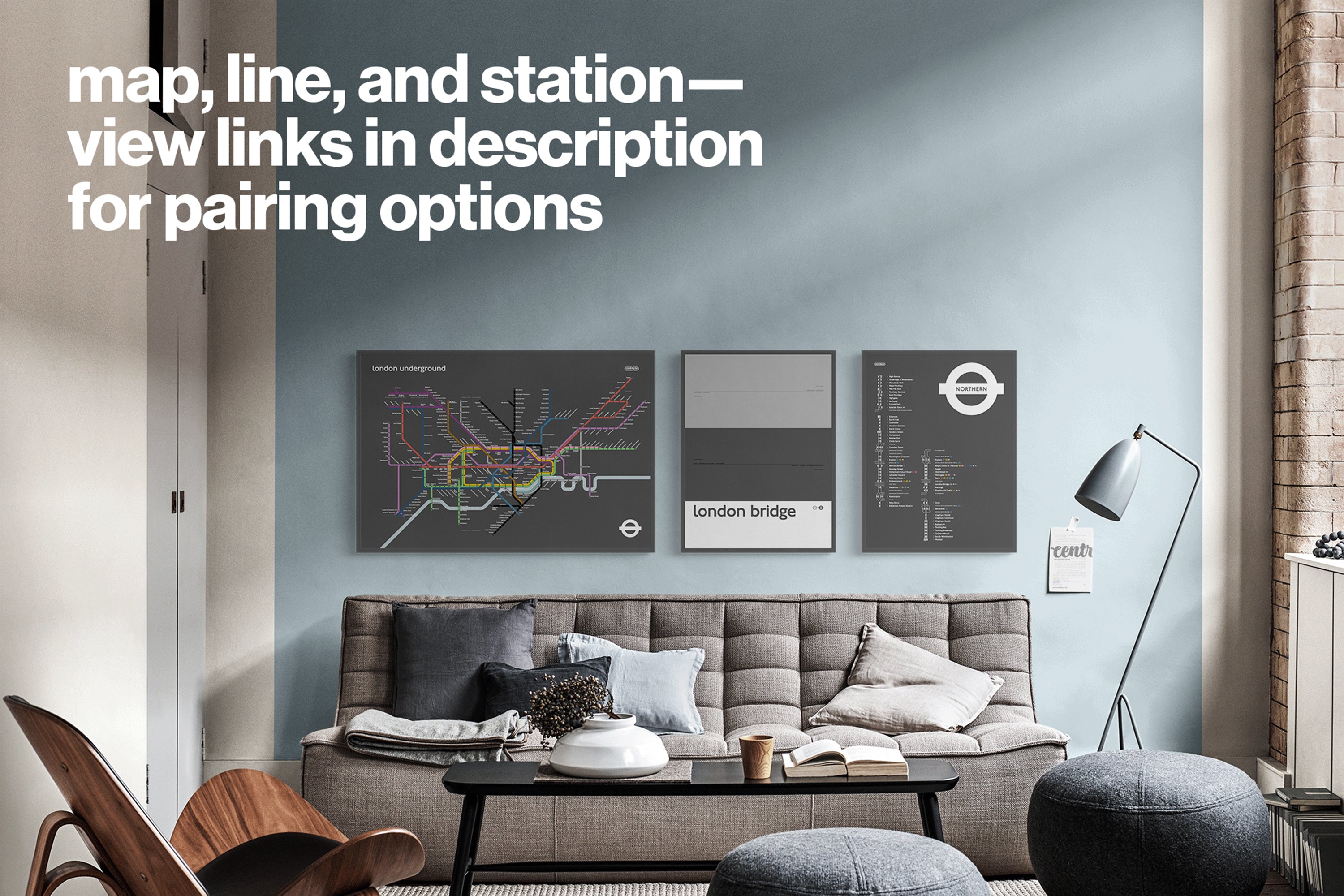 London Underground / Dark Mode System Map / Horizontal