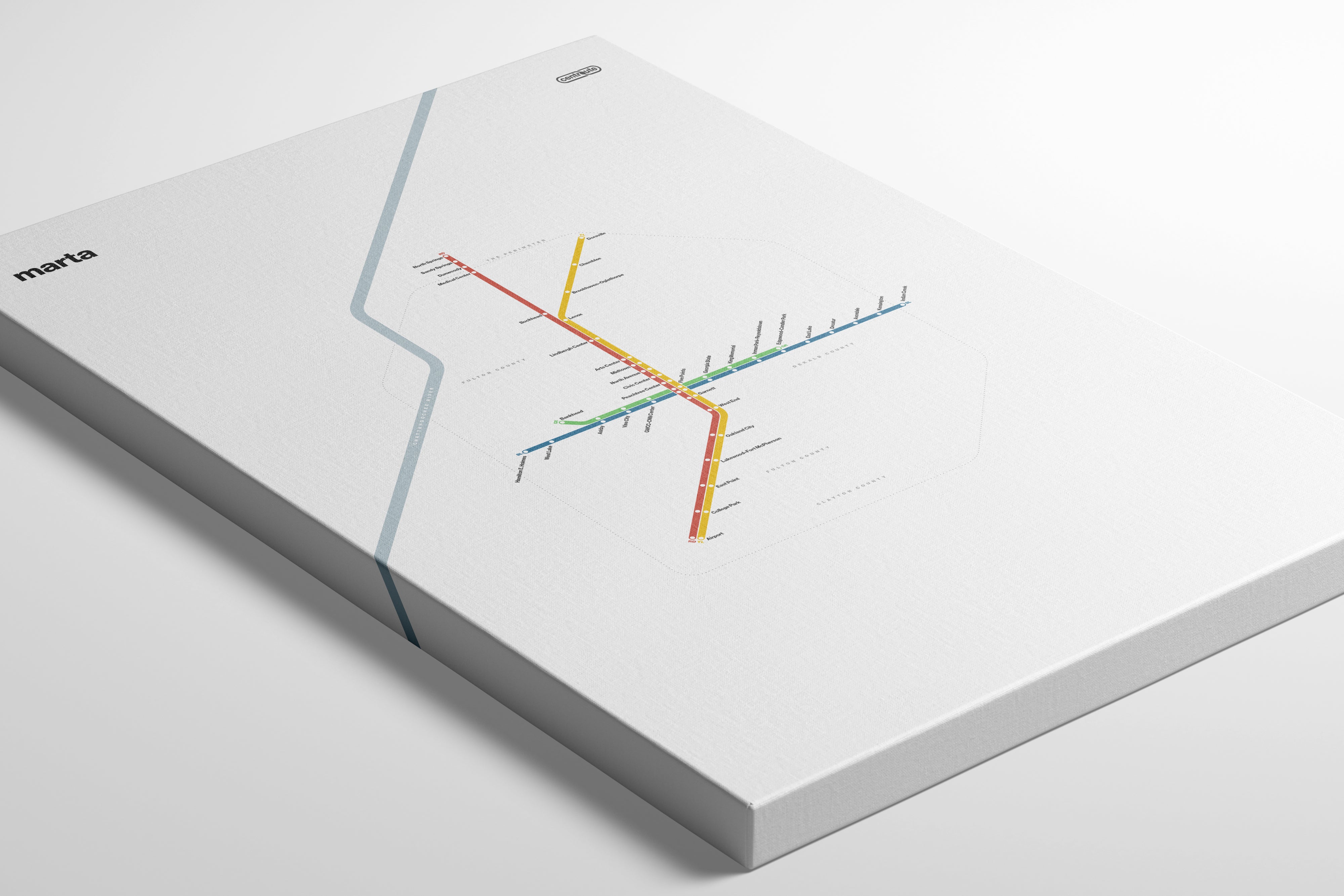 MARTA Rail / Light Mode System Map