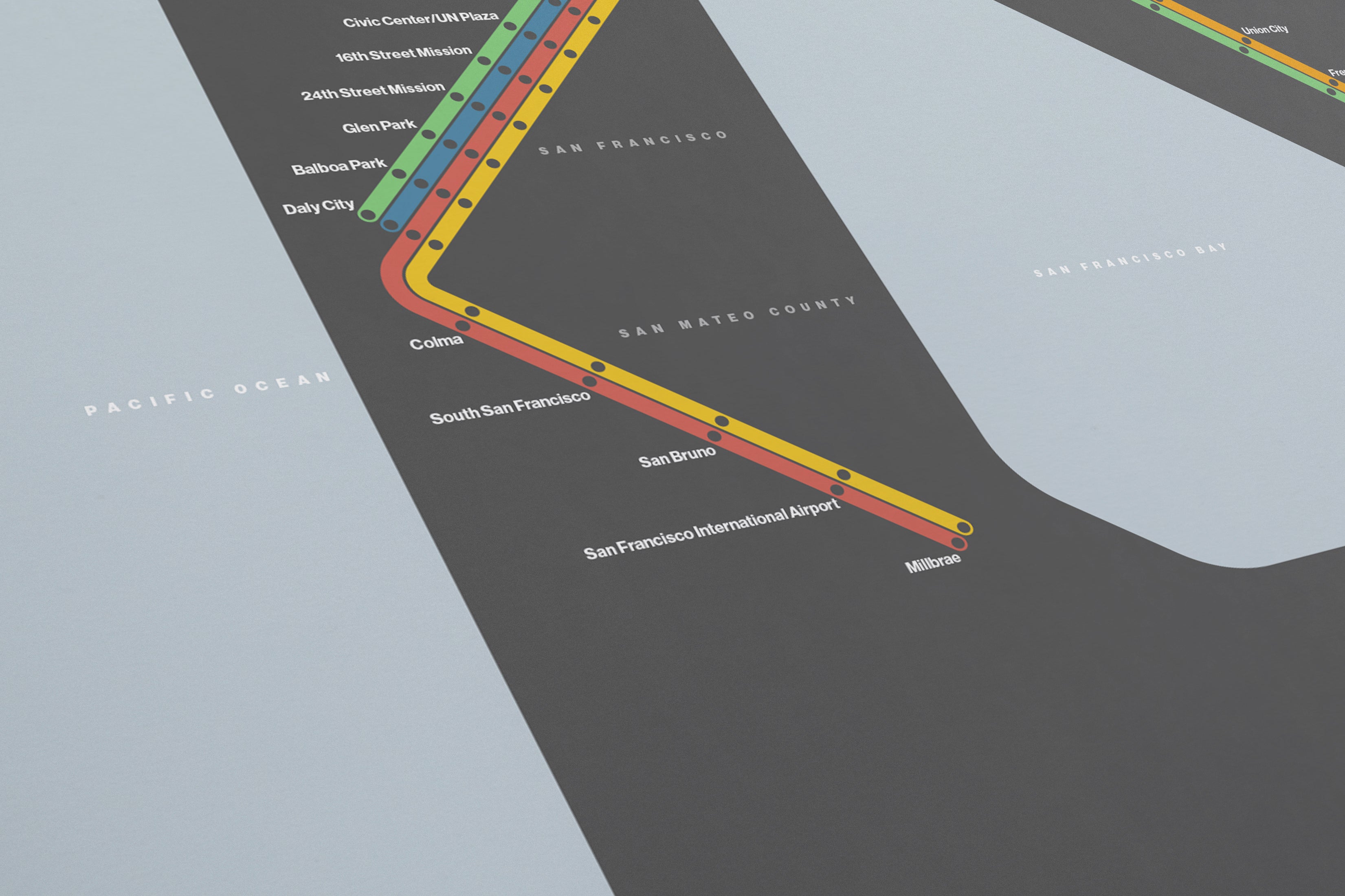 BART / Dark Mode System Map