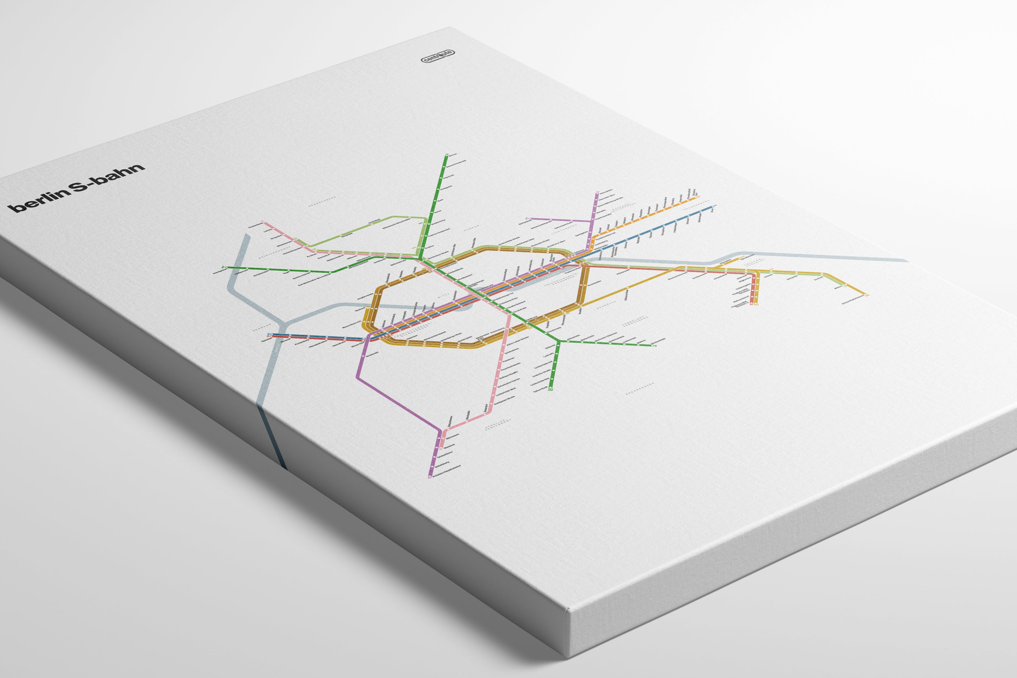 Berlin S-Bahn / Light Mode System Map