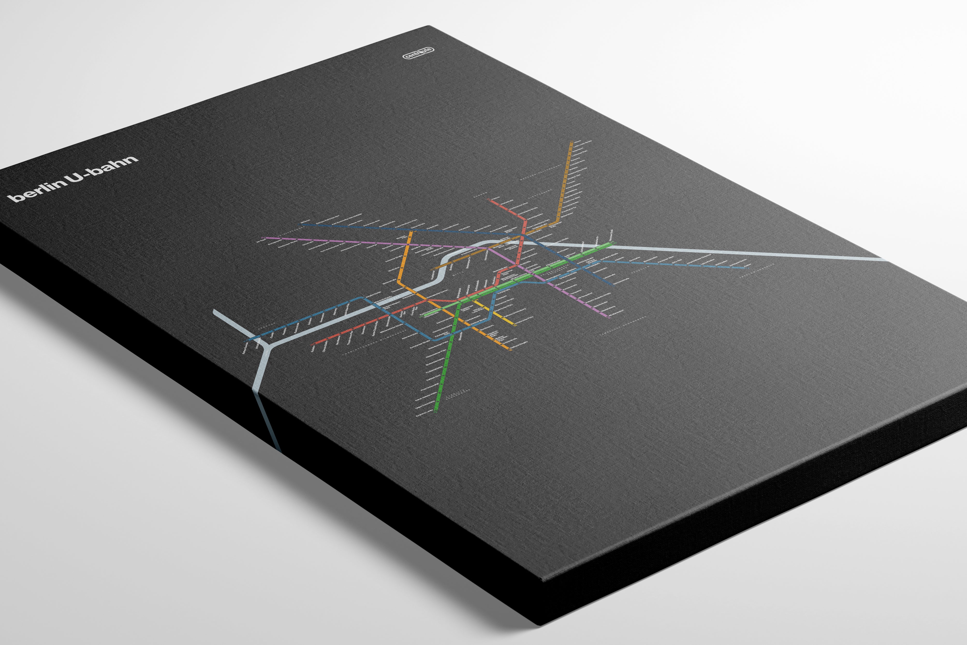 Berlin U-Bahn / Dark Mode System Map