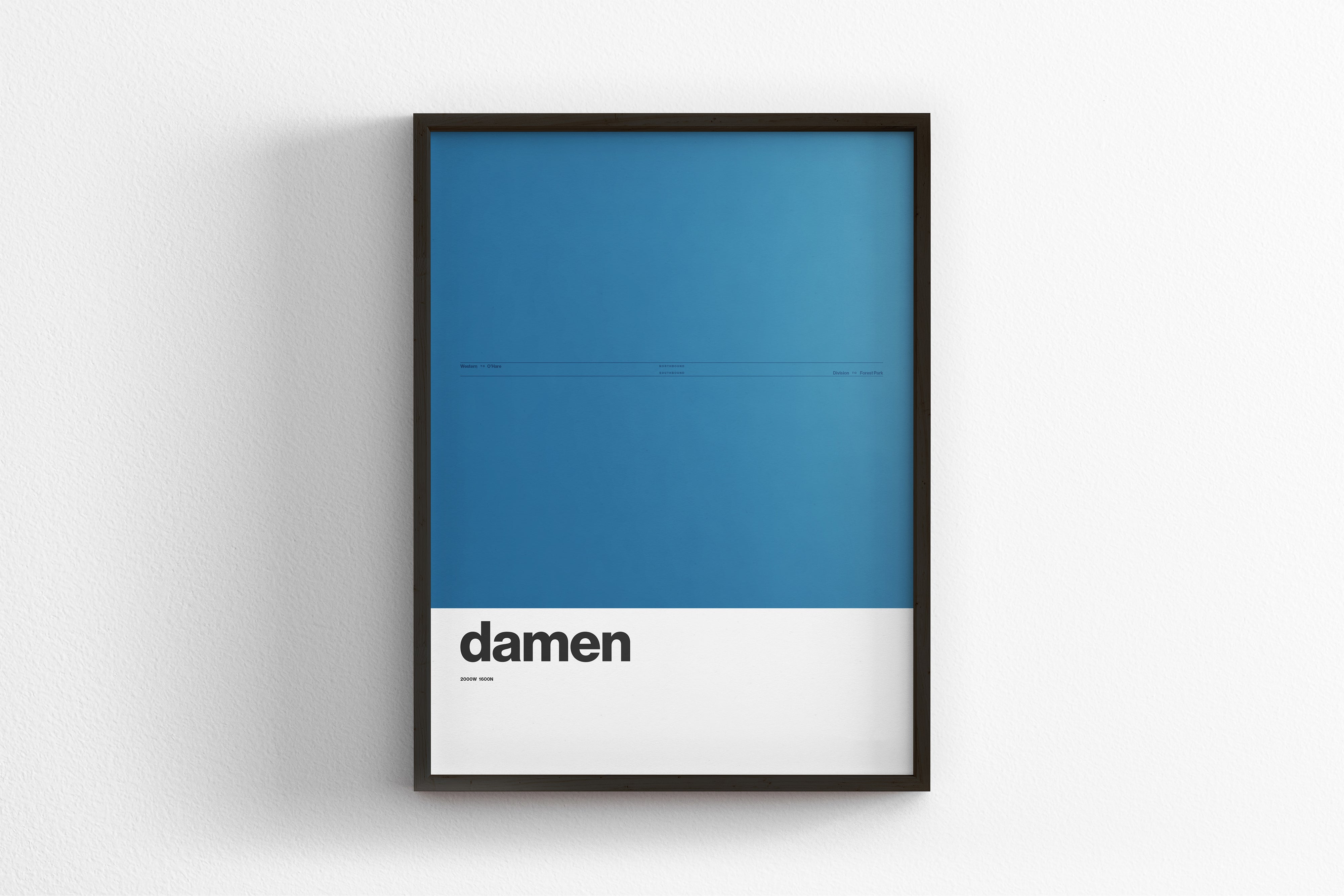 Damen Station Blue Line / Chicago L