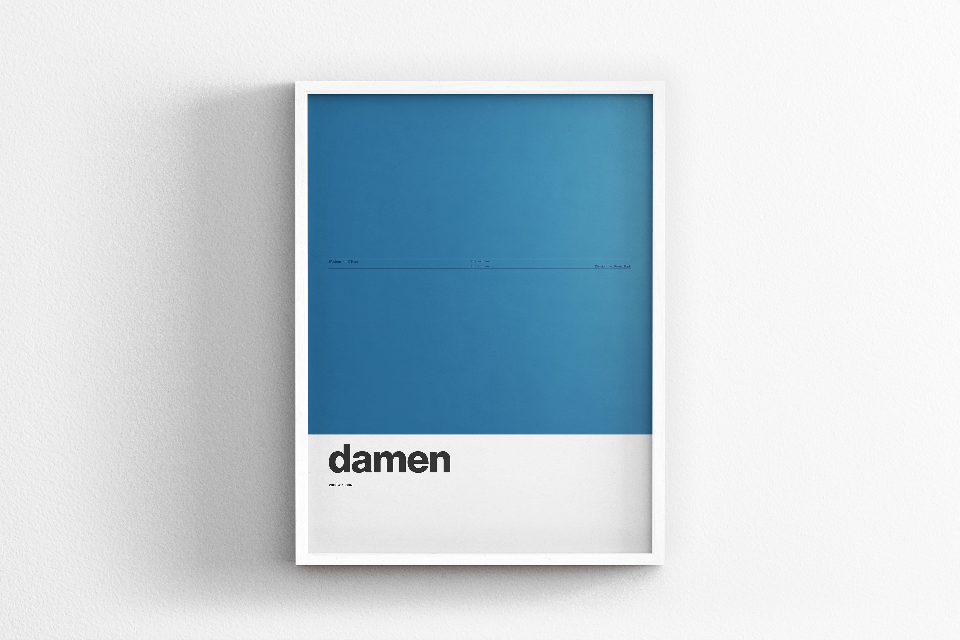 Damen Station Blue Line / Chicago L