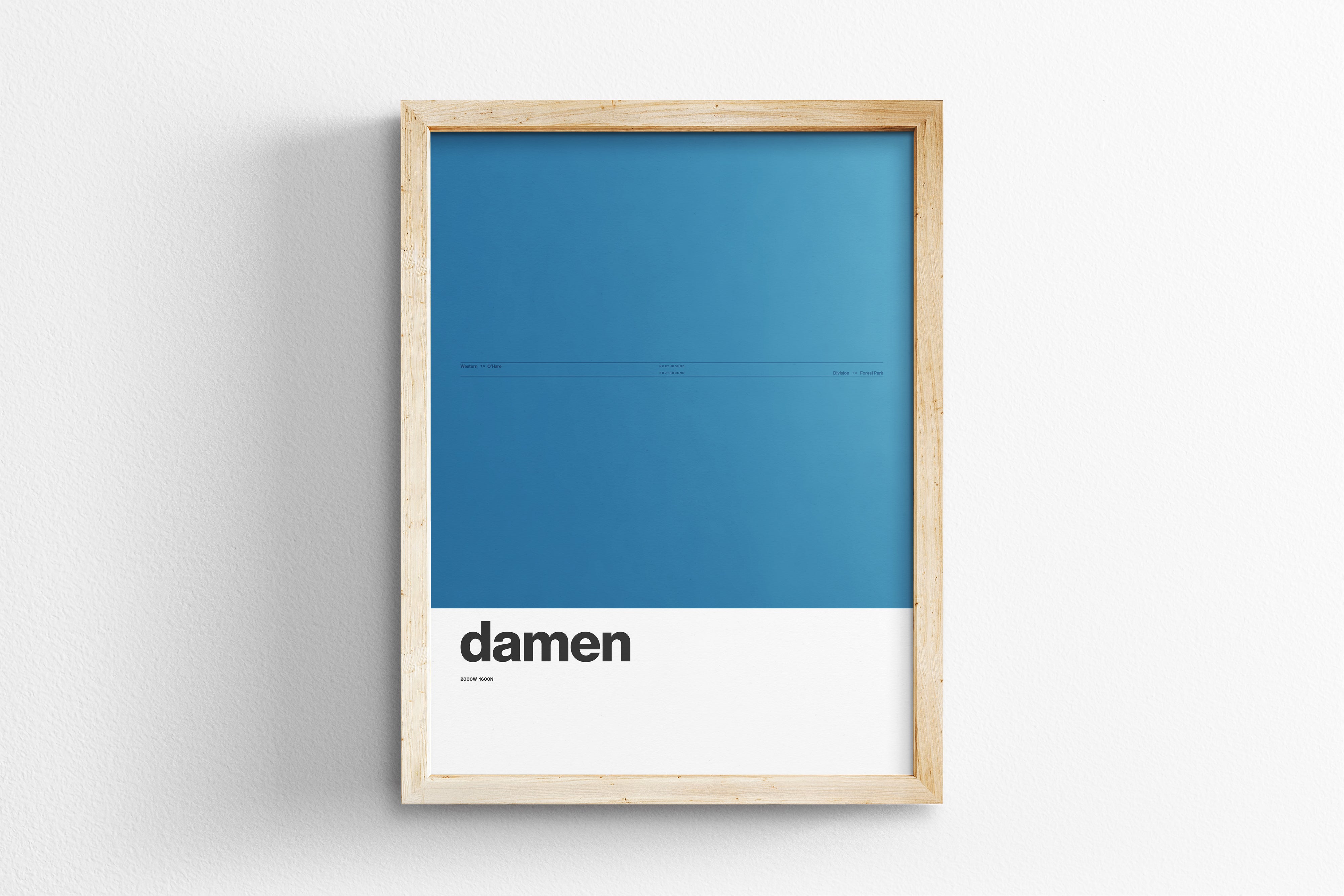 Damen Station Blue Line / Chicago L