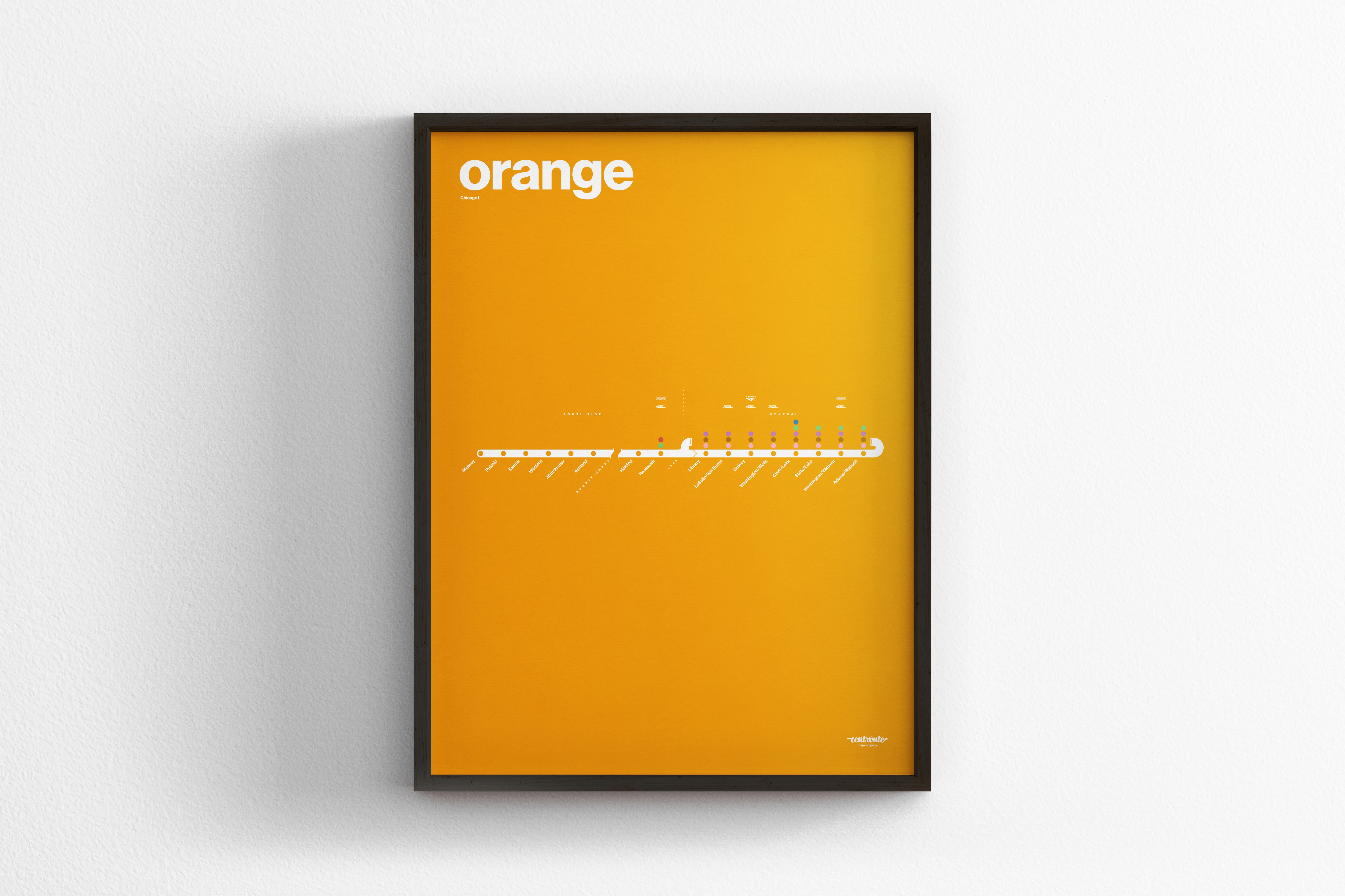 Orange Line Map / Chicago L