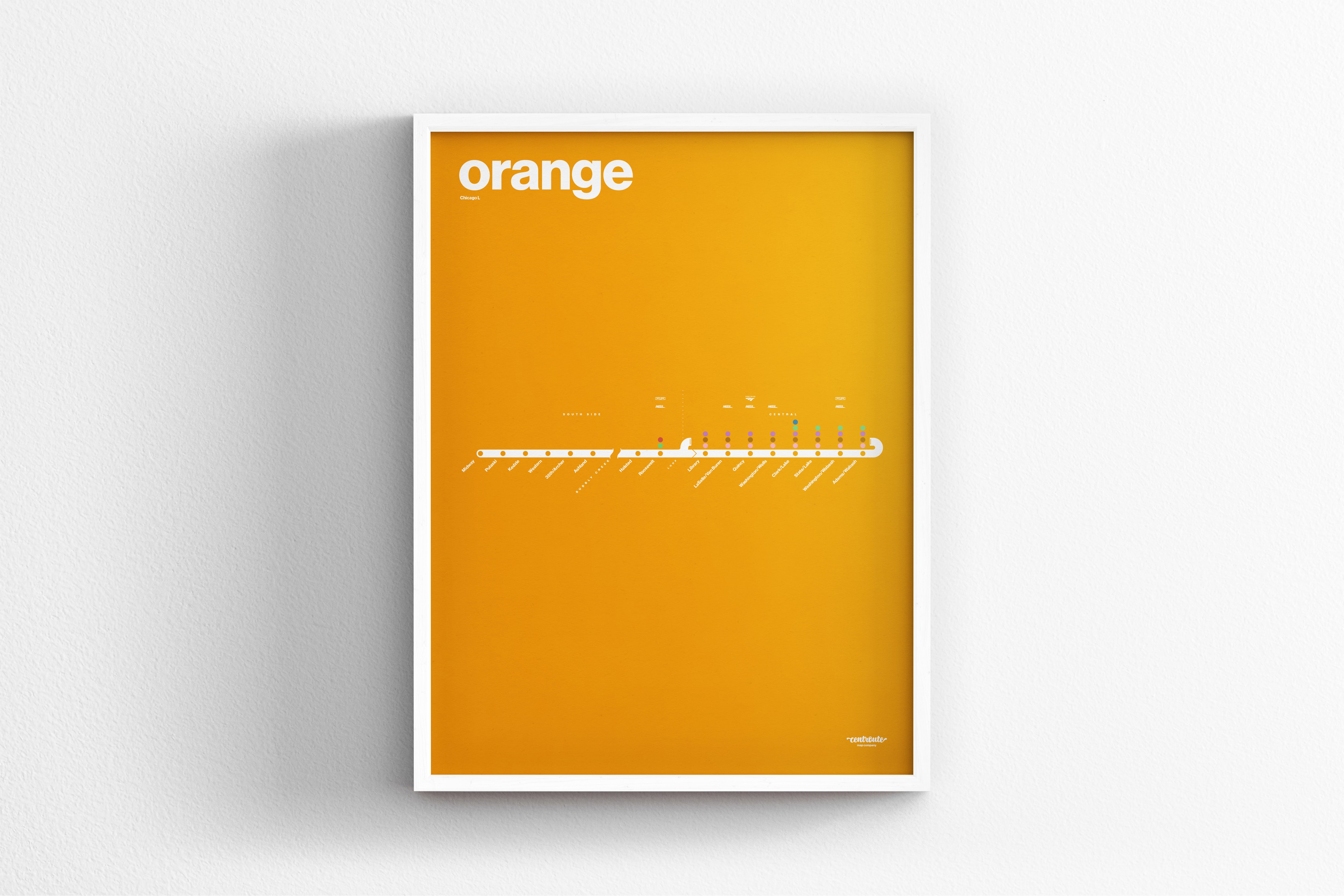 Orange Line Map / Chicago L