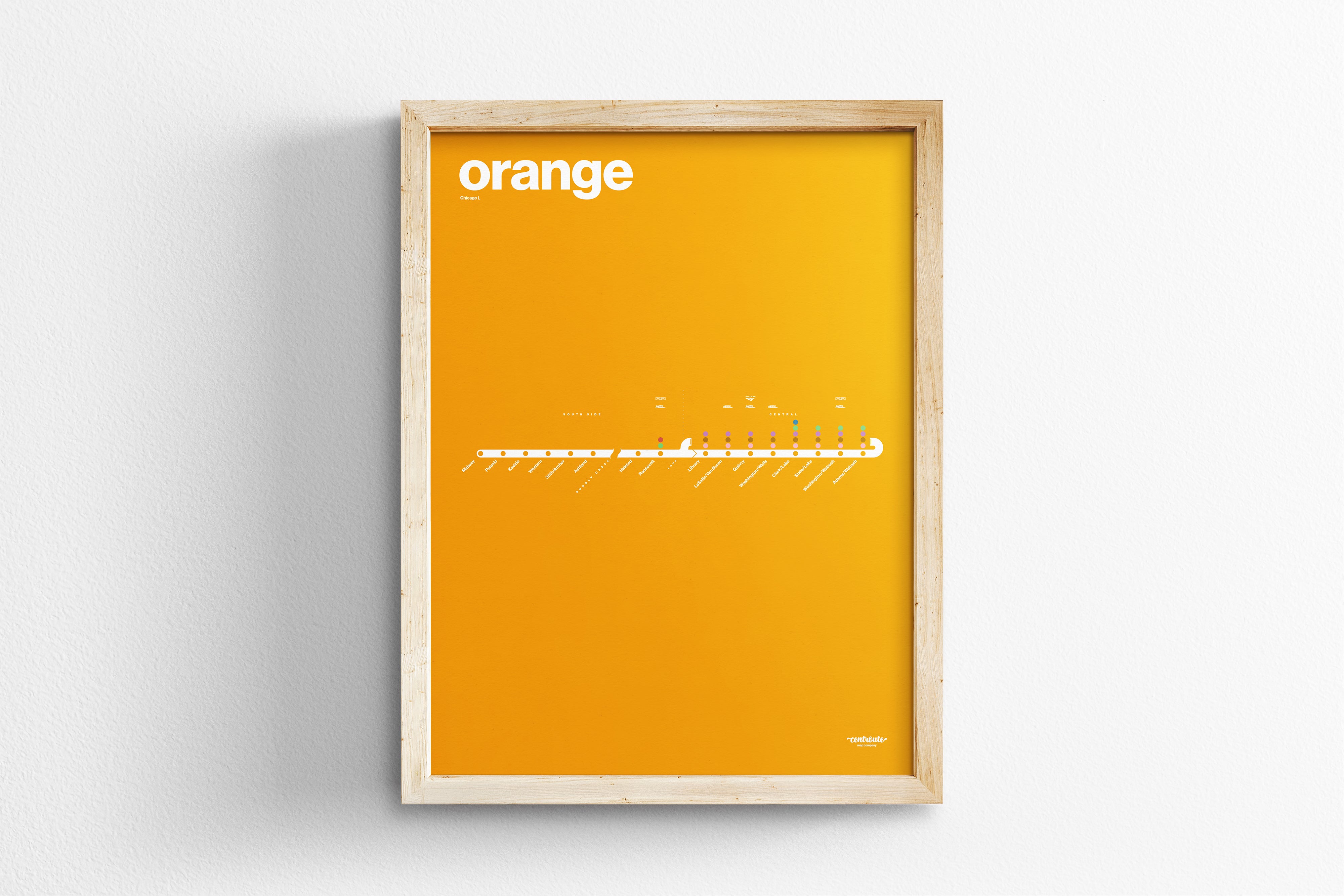 Orange Line Map / Chicago L