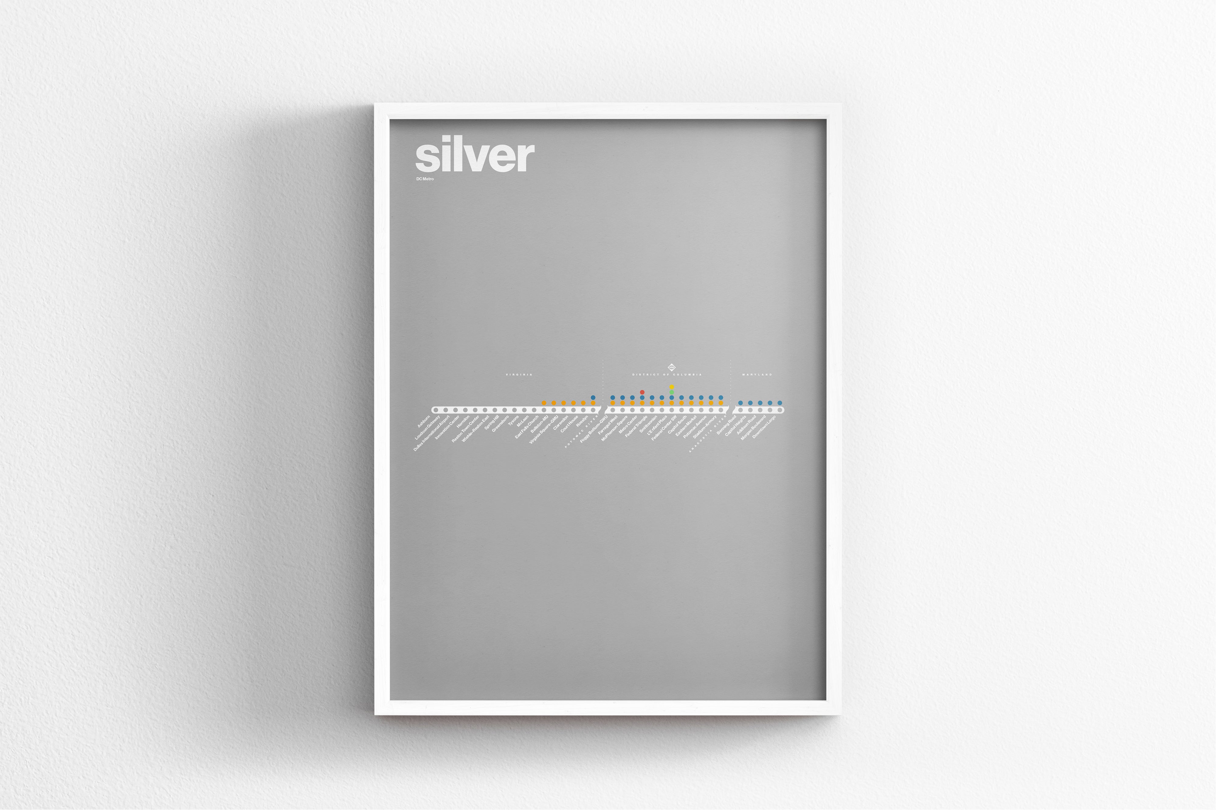 Silver Line Map / DC Metro