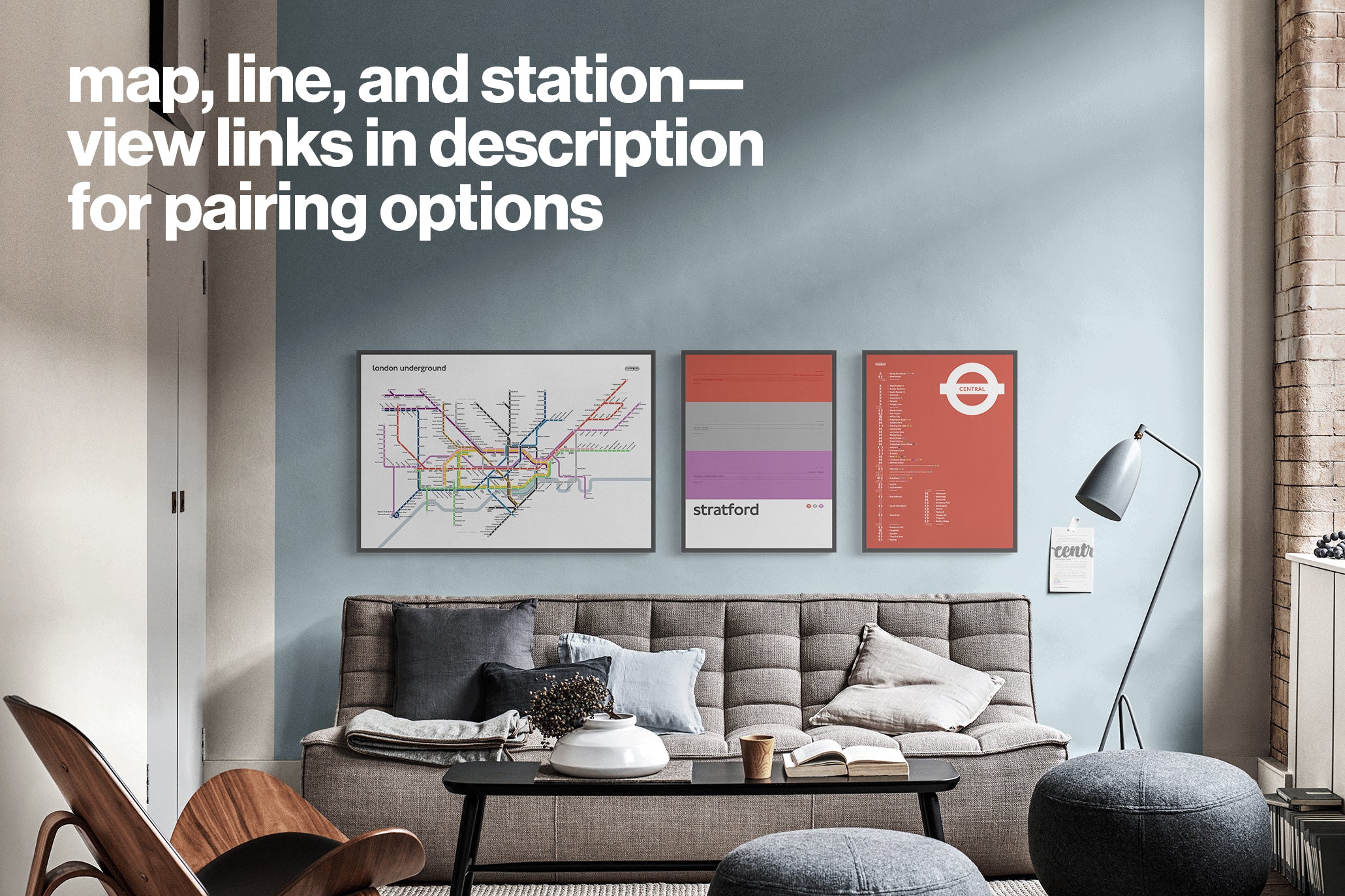 Central Line Map / London Underground