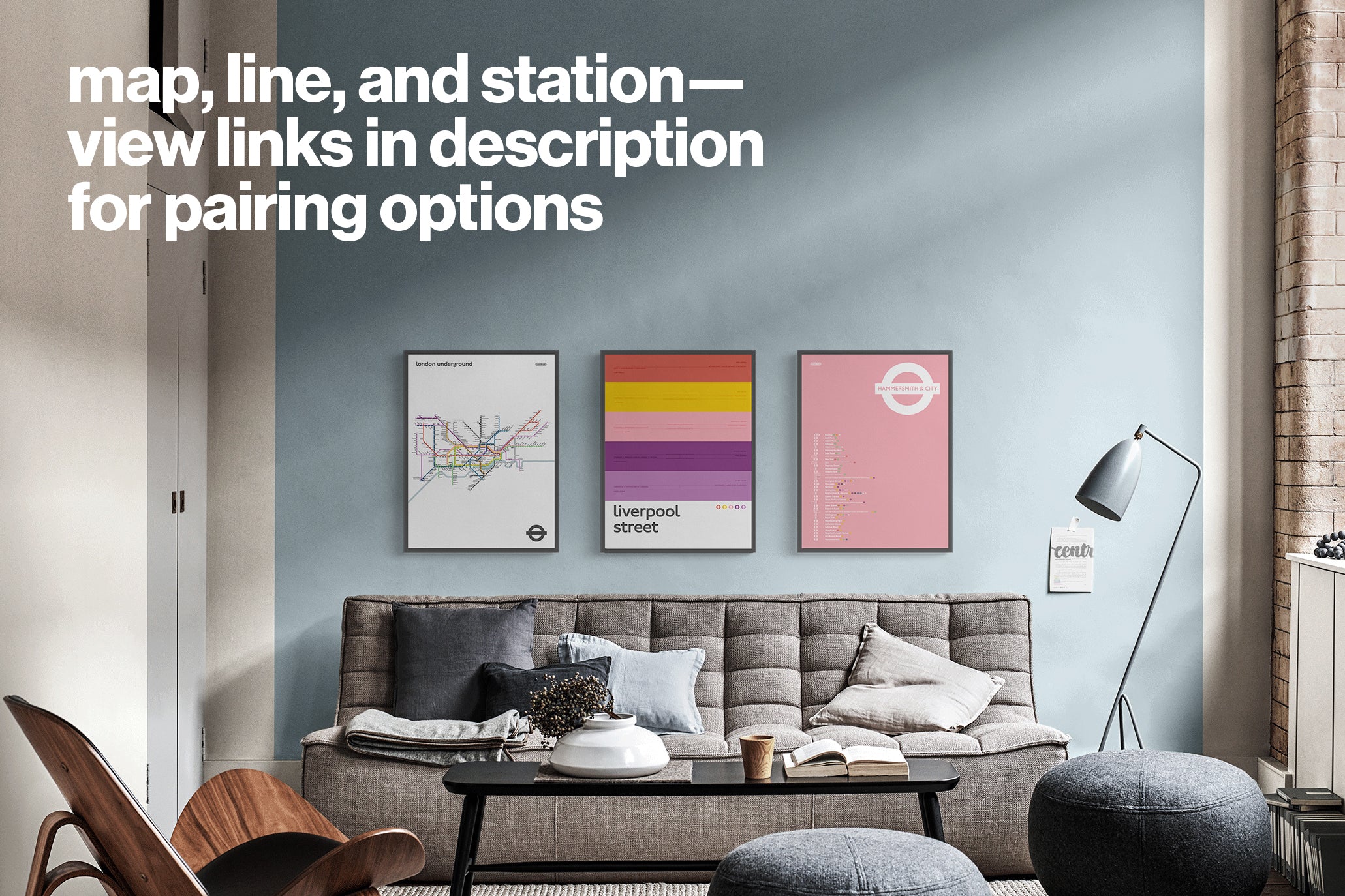 London Underground / Light Mode System Map / Vertical