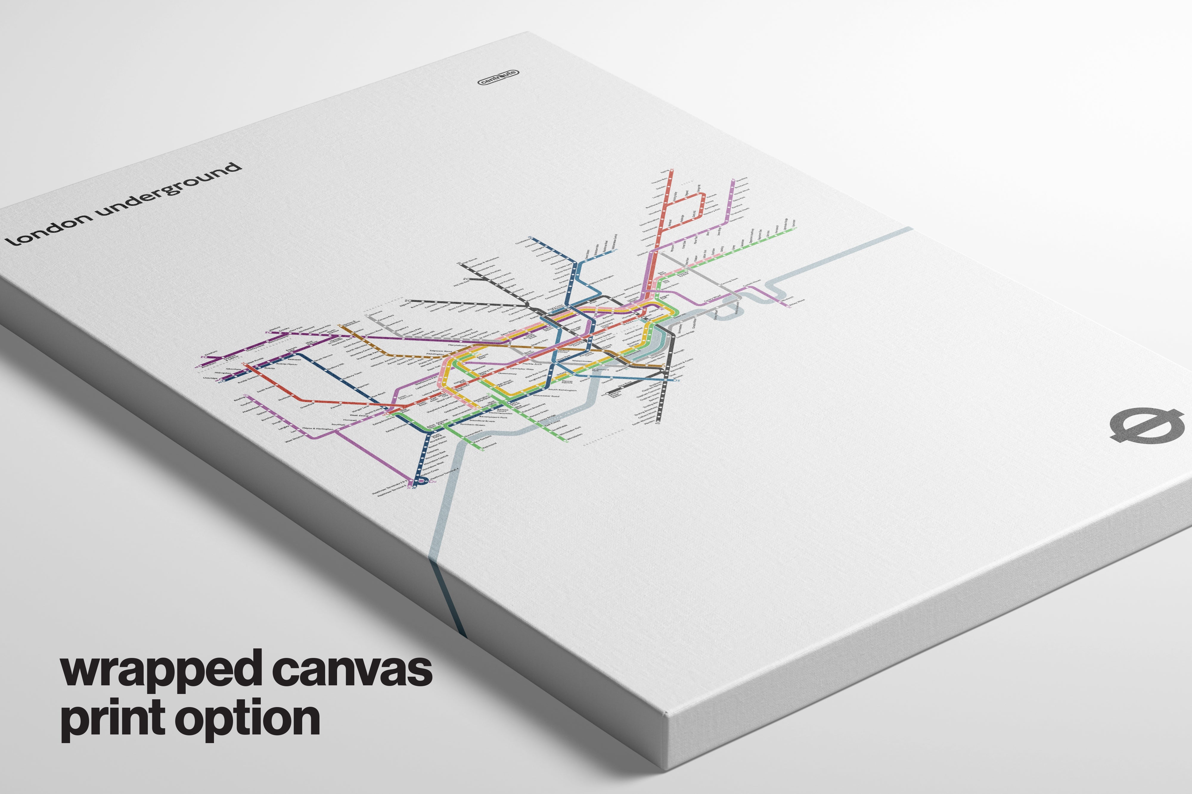 London Underground / Light Mode System Map / Vertical