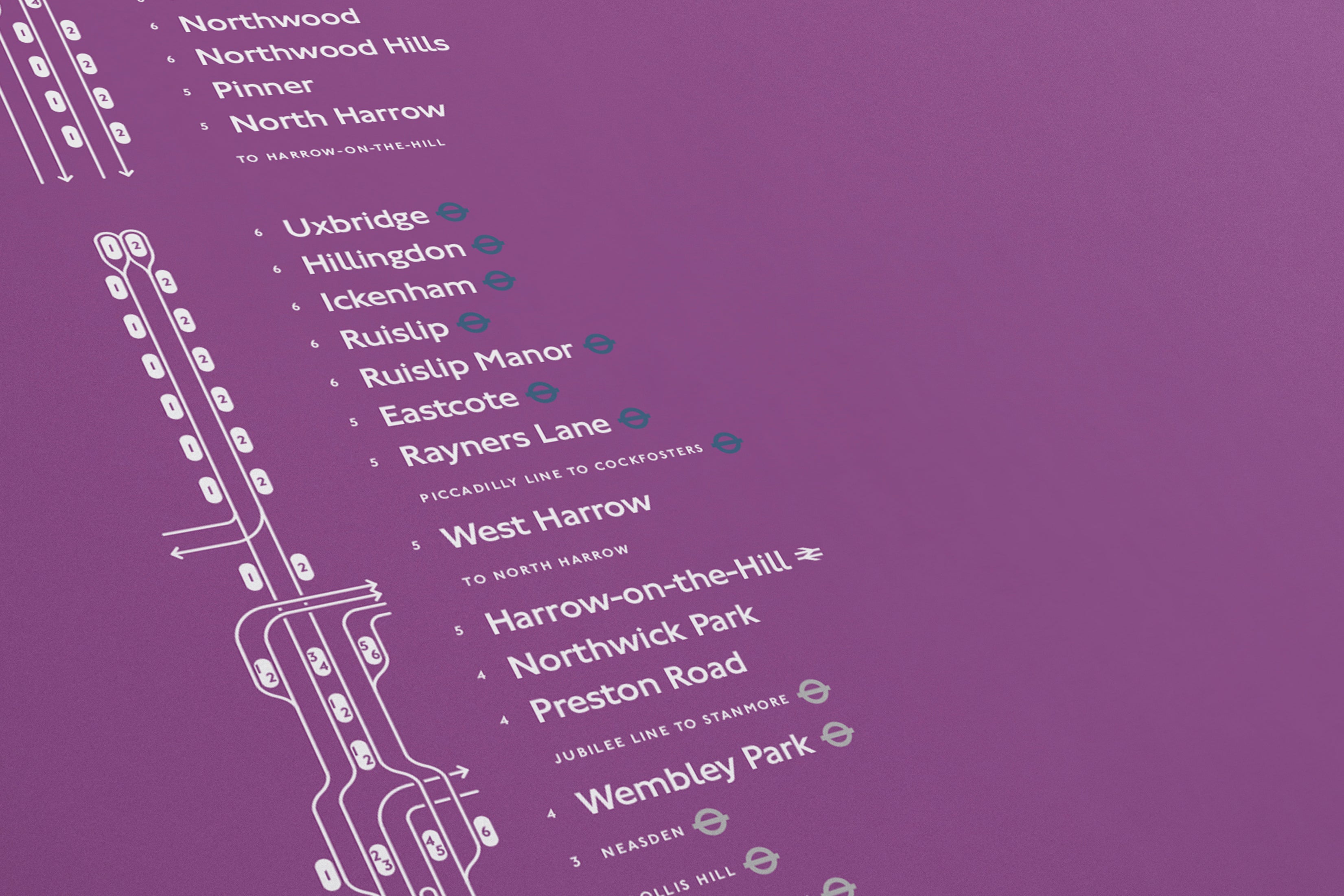 Metropolitan Line Map / London Underground