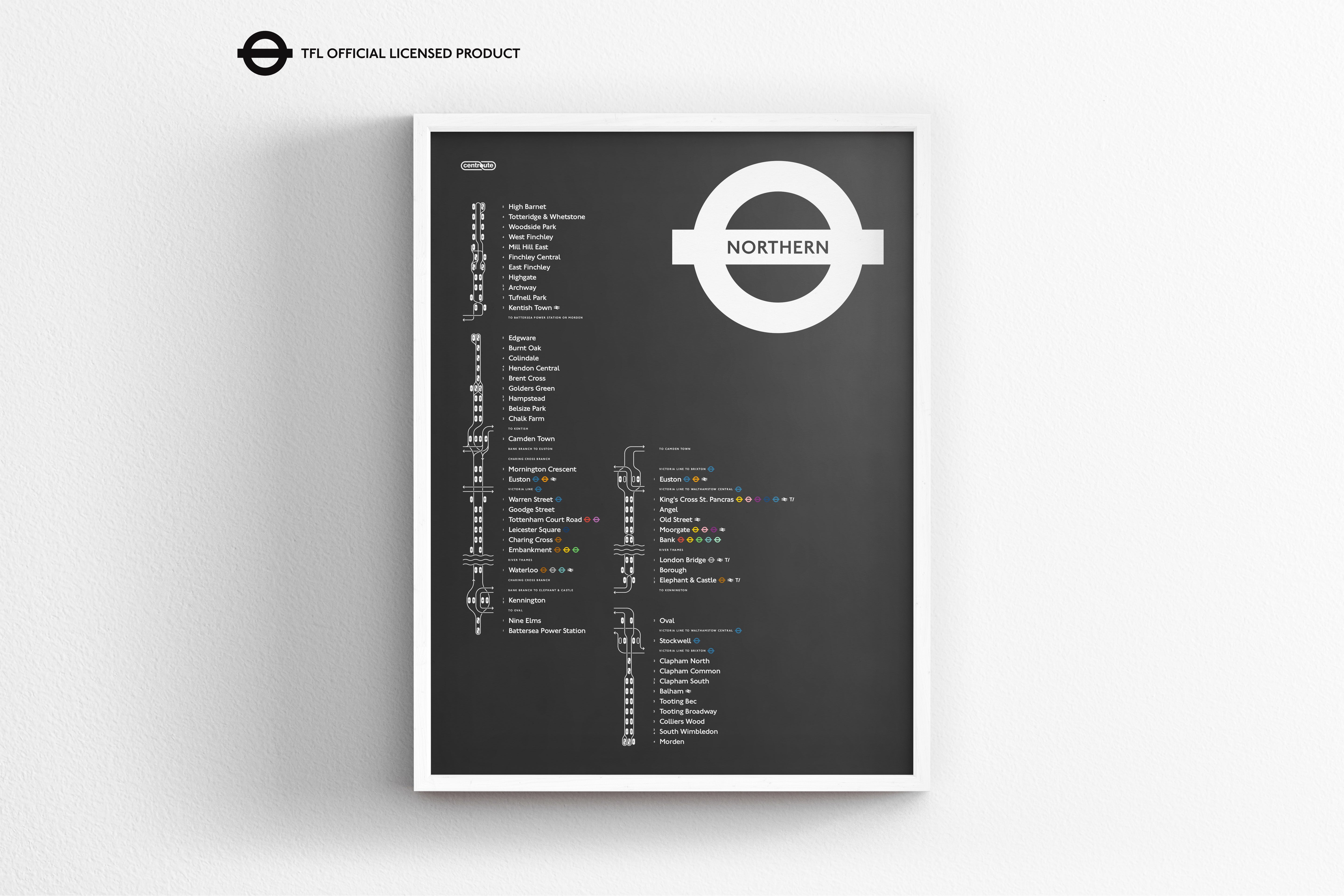 Northern Line Map / London Underground