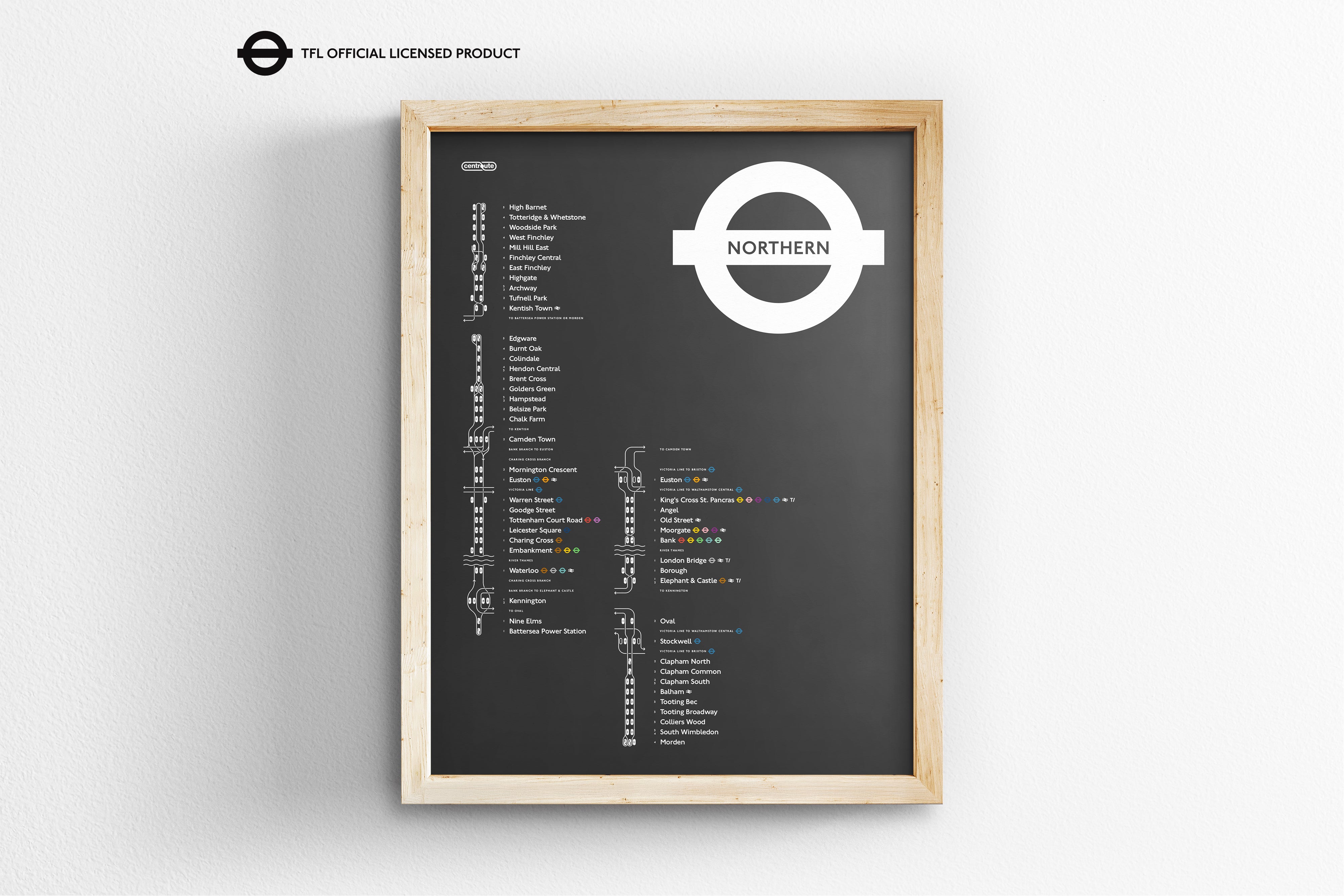 Northern Line Map / London Underground