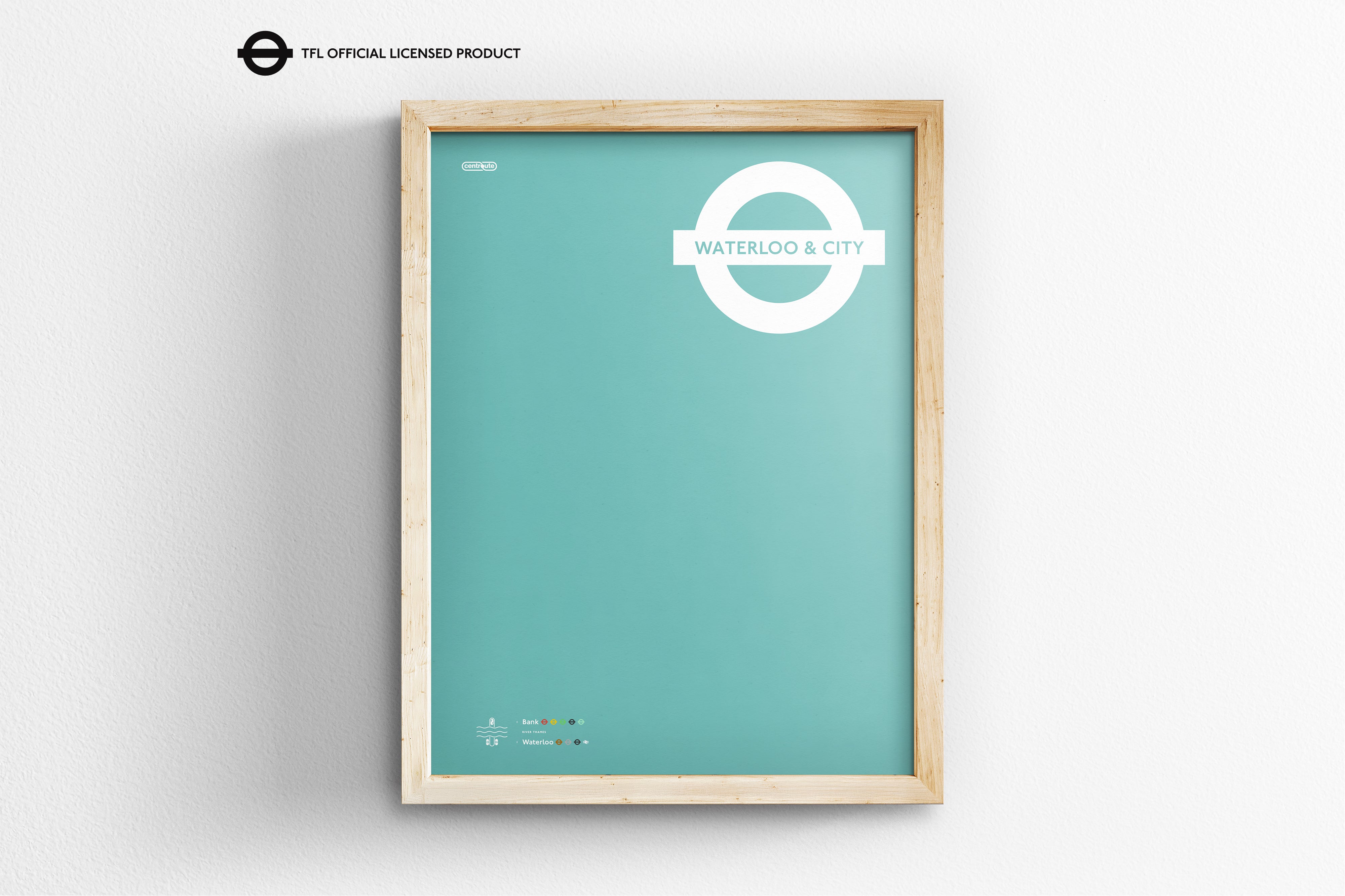 Waterloo & City Line Tube Map / London Underground