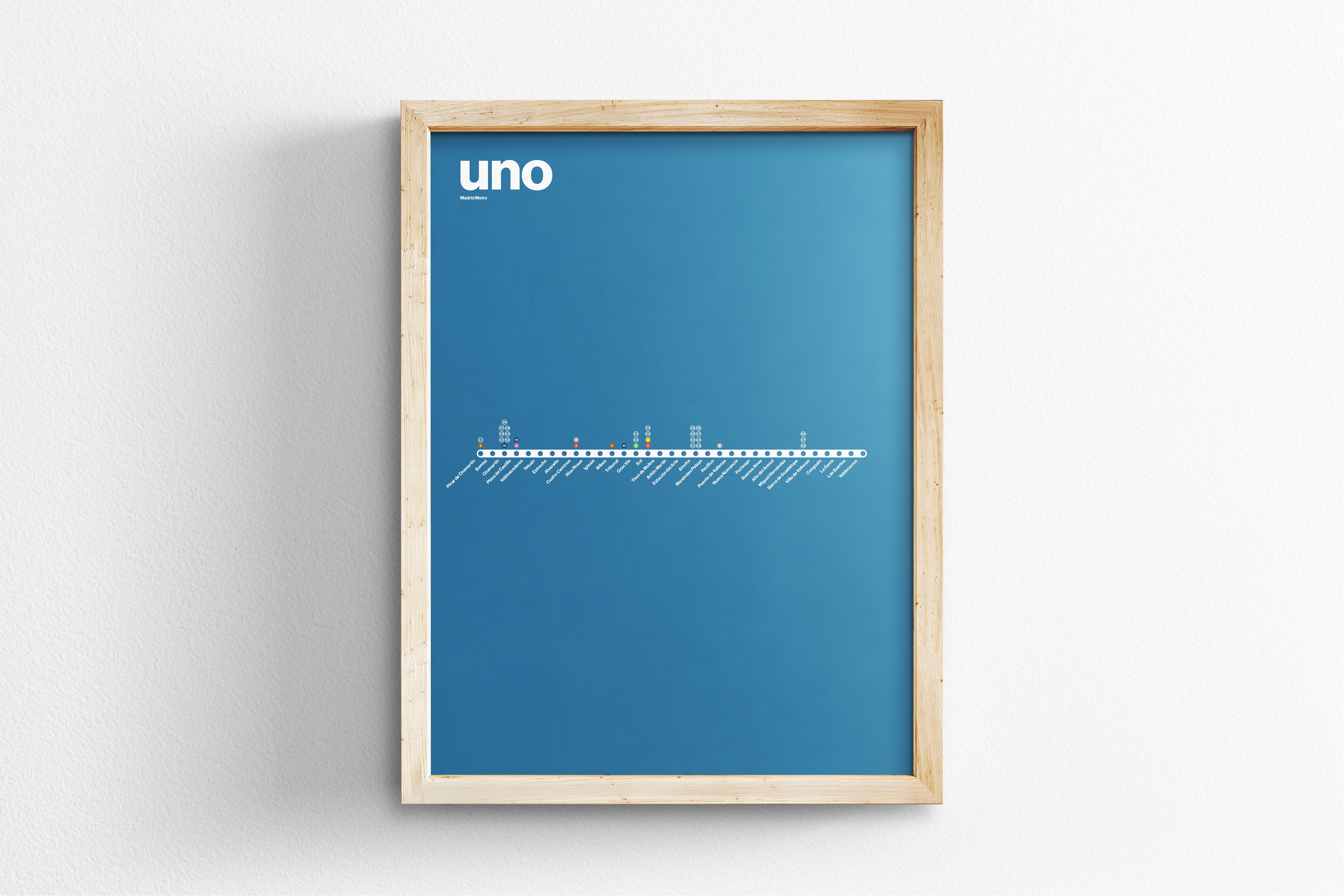 Line 1 Map / Madrid Metro