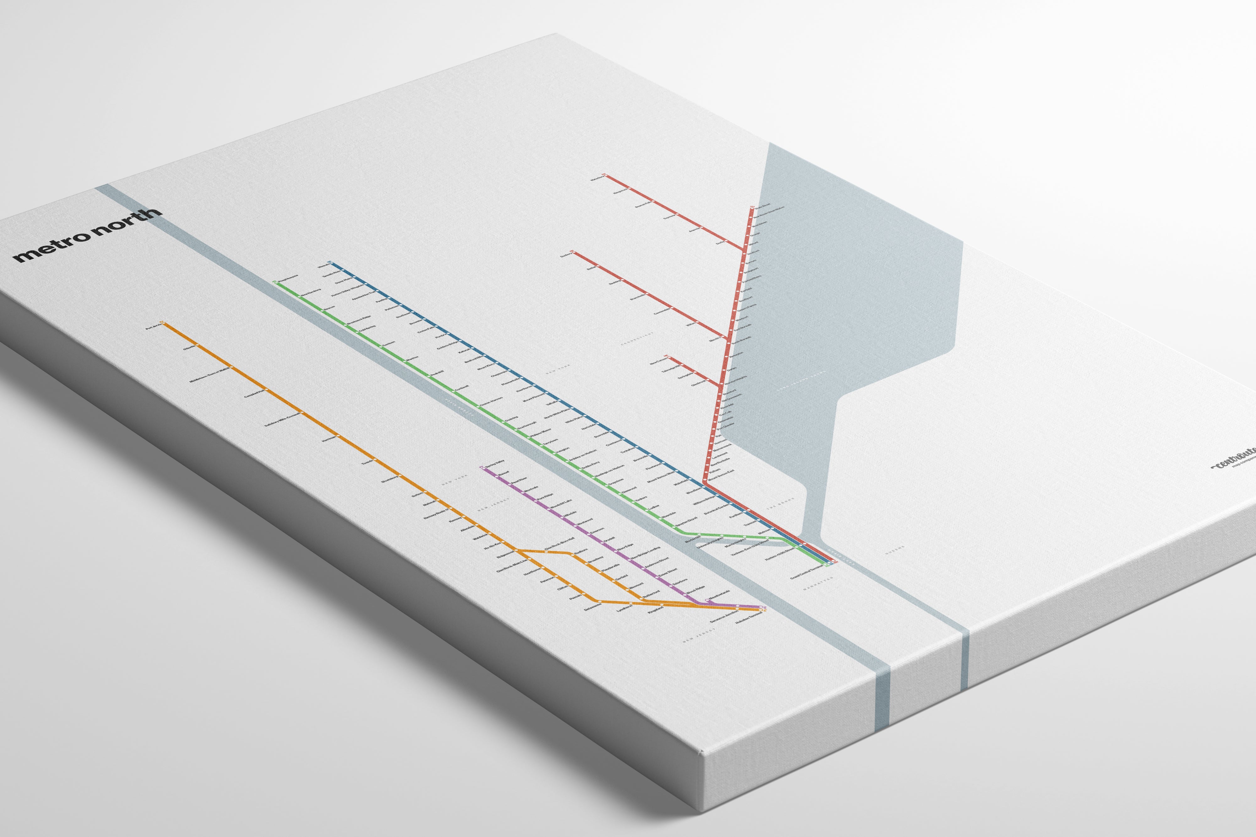 Metro North / Light Mode System Map
