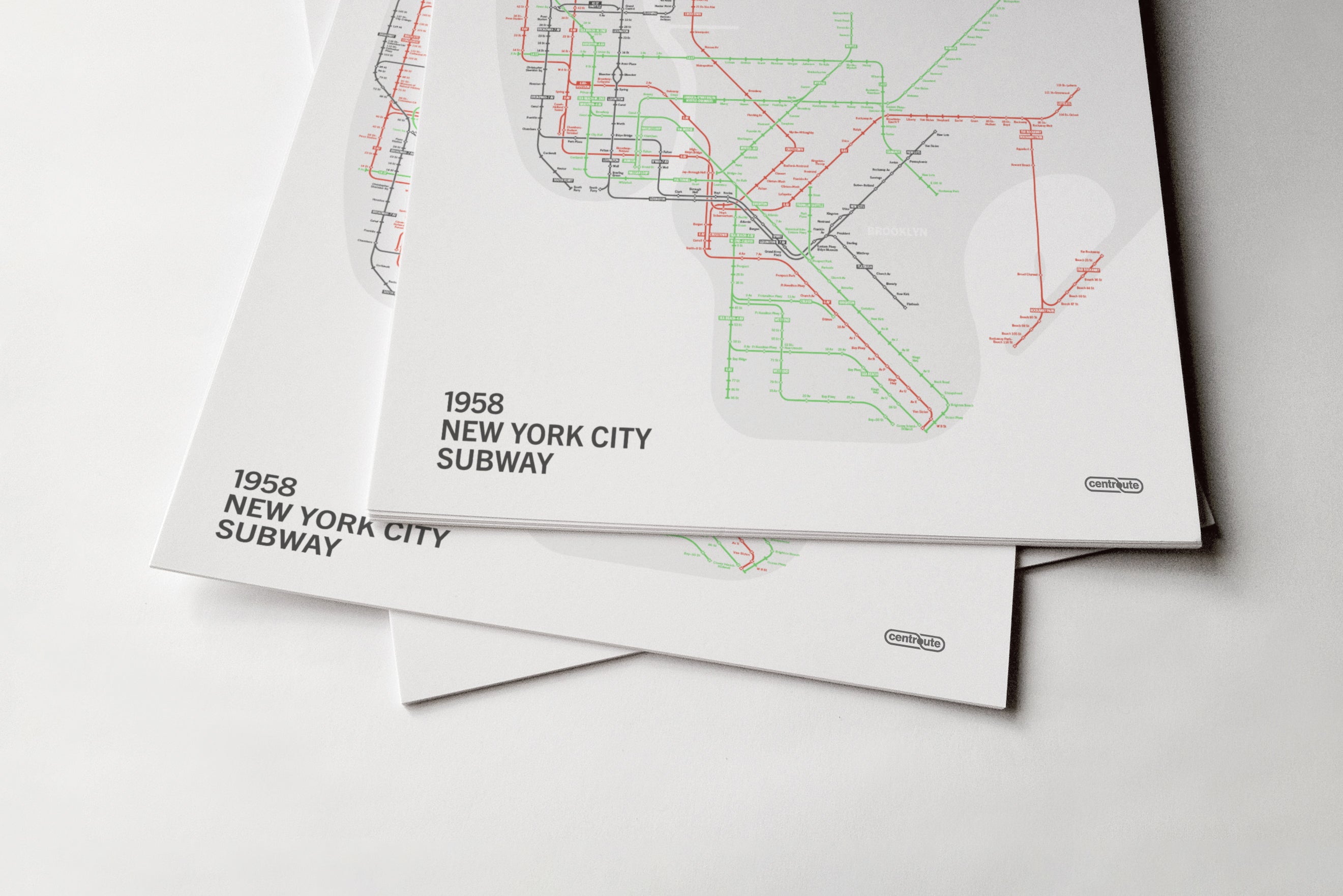 1958 NYC Subway / System Map