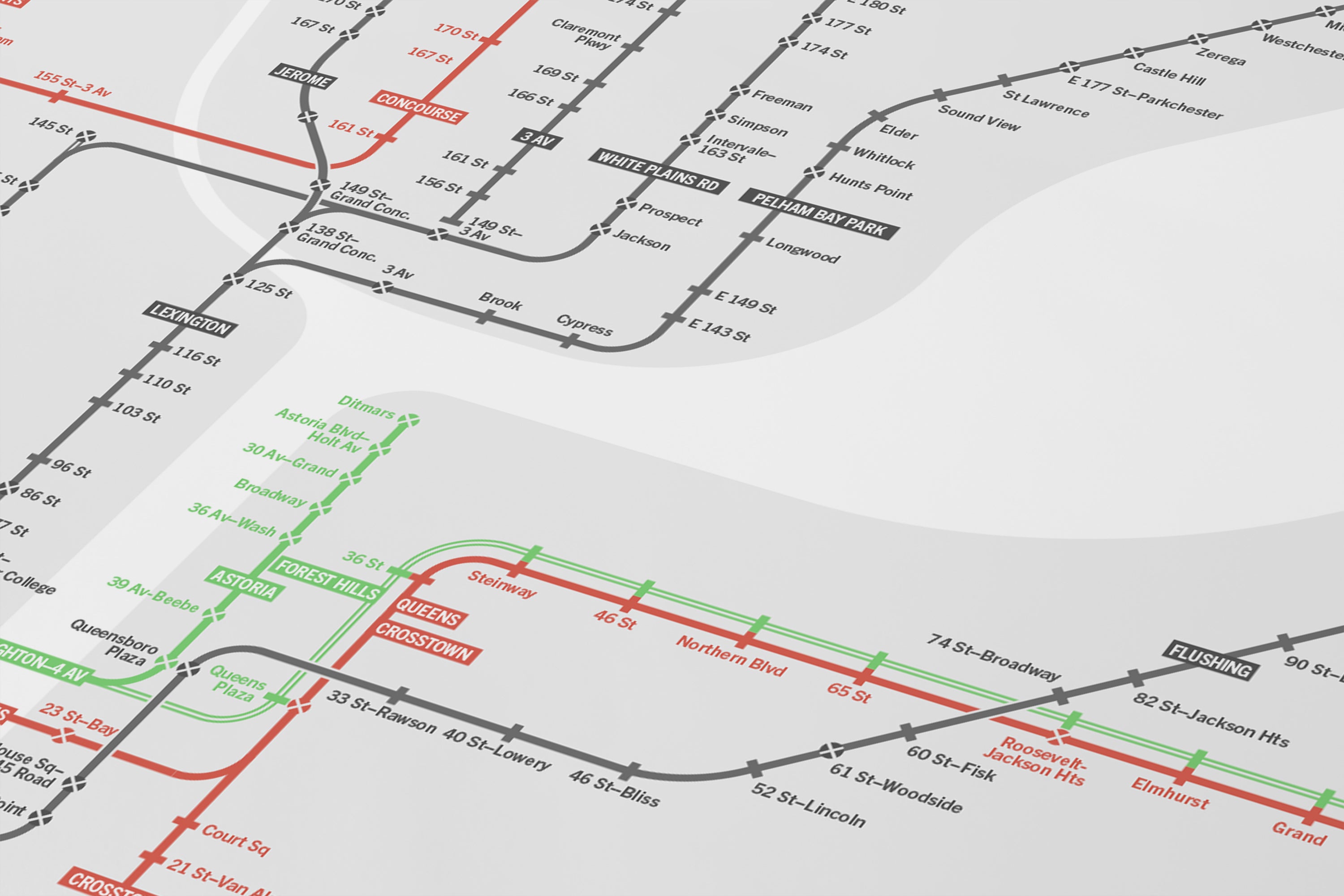 1958 NYC Subway / System Map