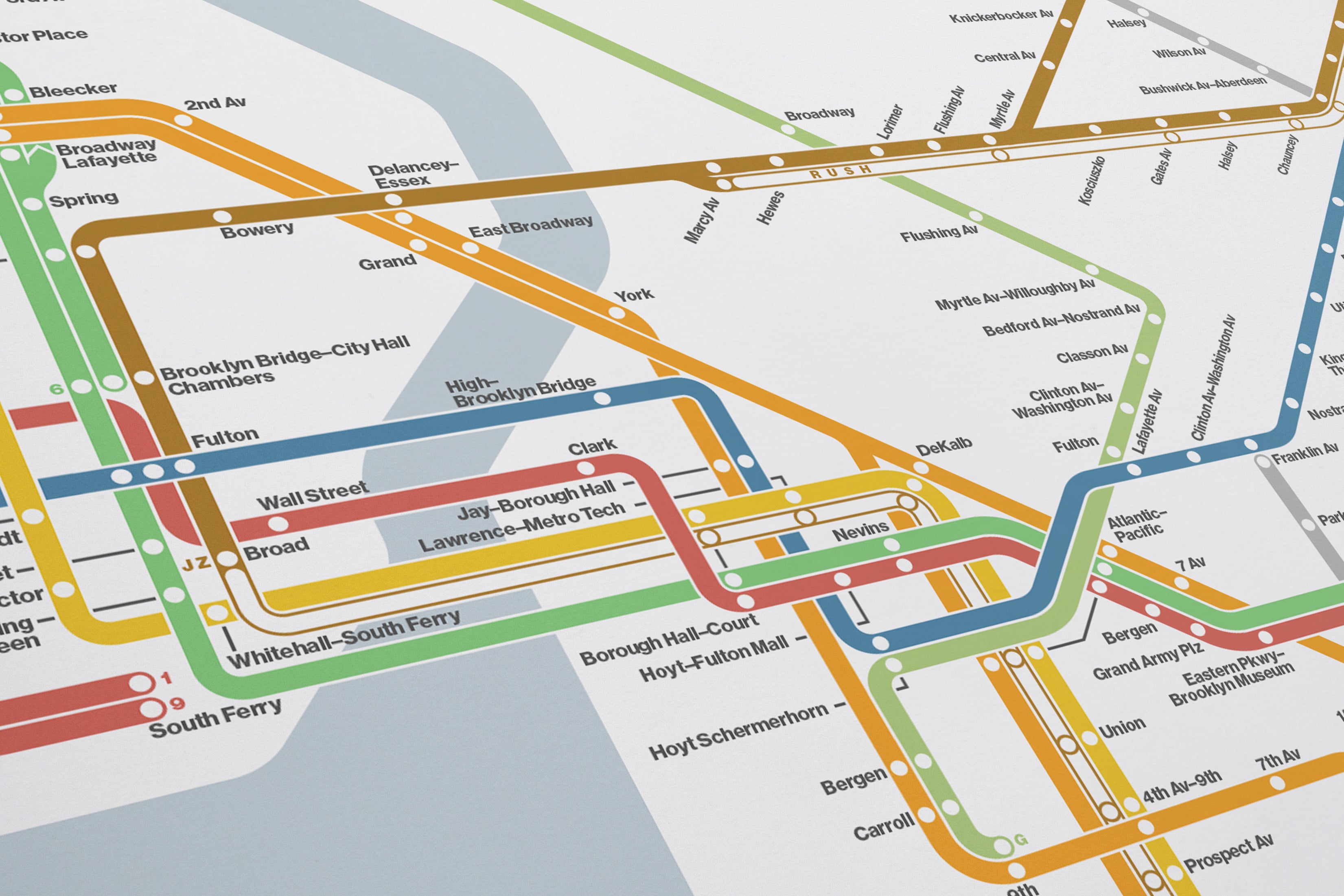 1997 NYC Subway / System Map
