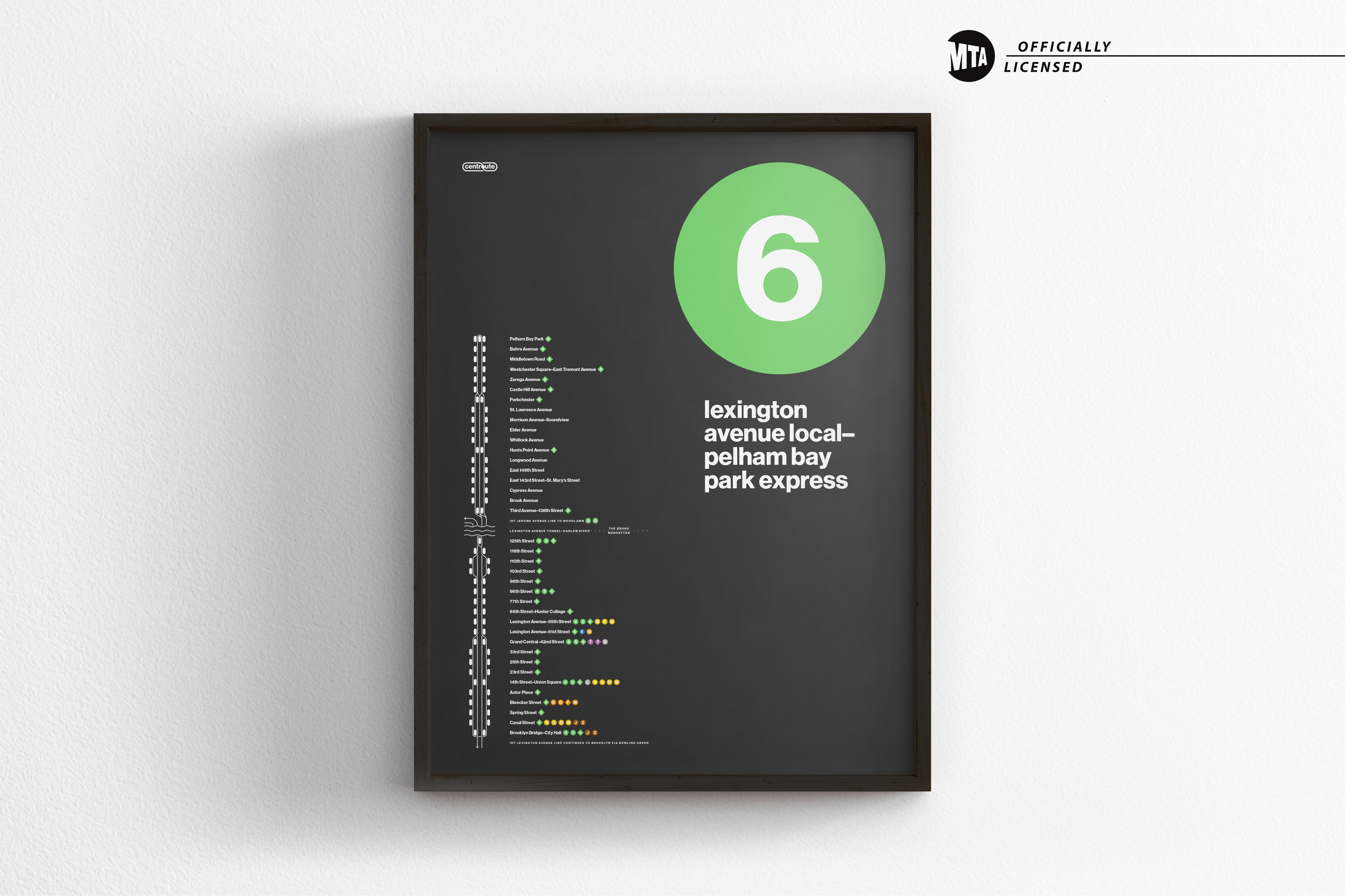 6 Train Map / NYC Subway