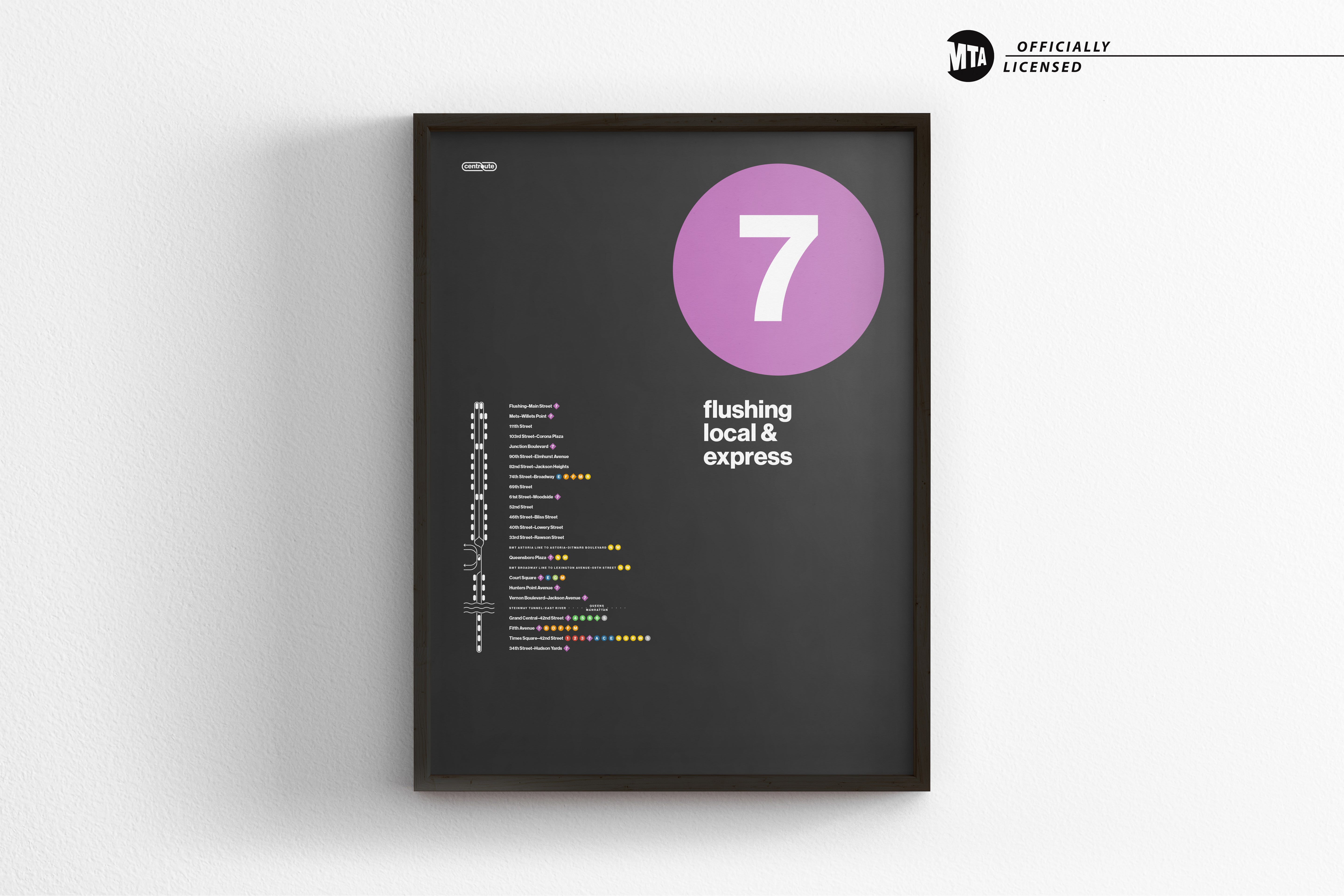 7 Train Map / NYC Subway