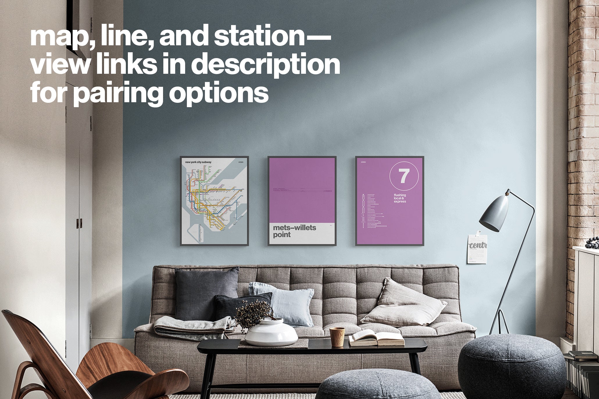 7 Train Map – One Color / NYC Subway