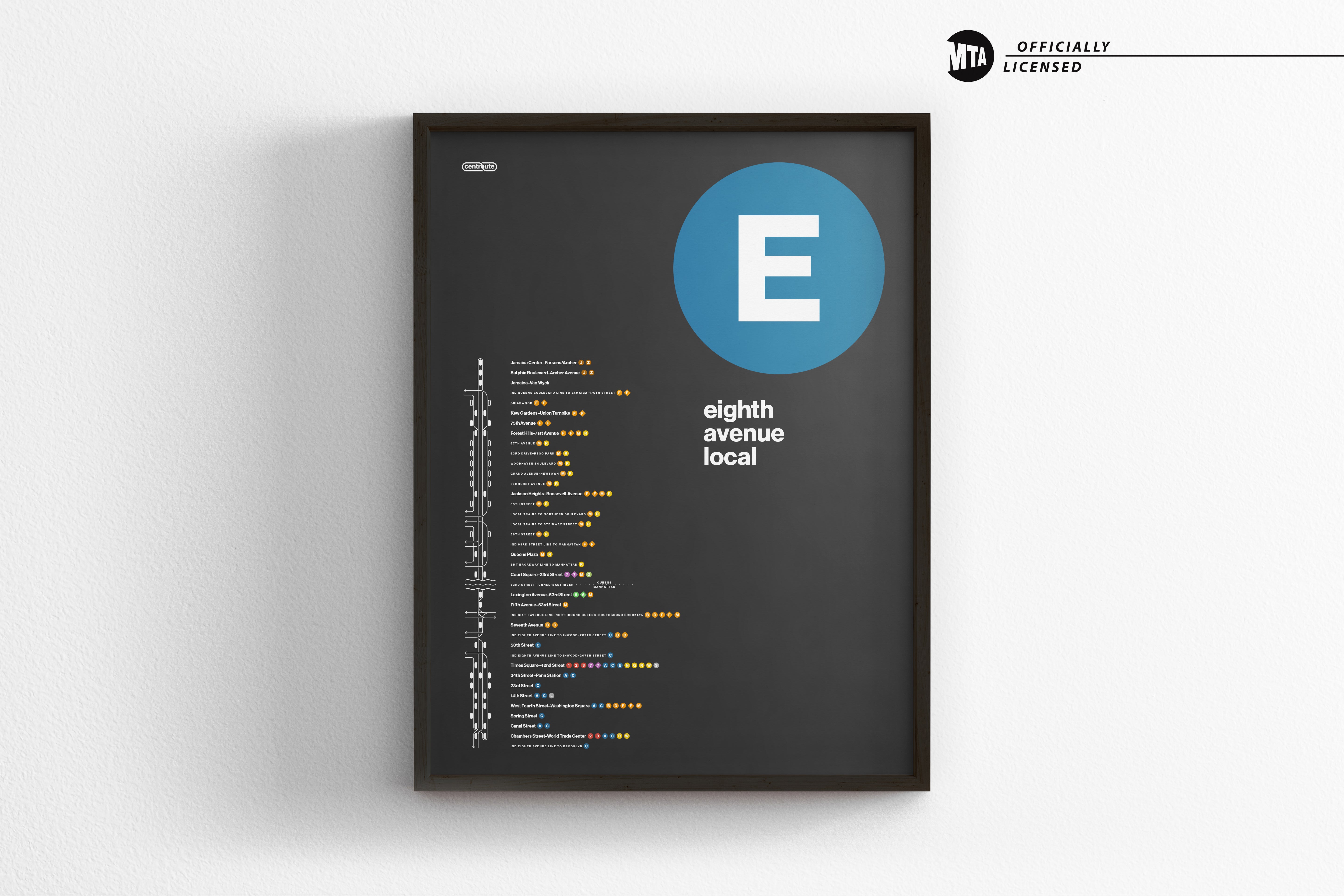E Train Map / NYC Subway