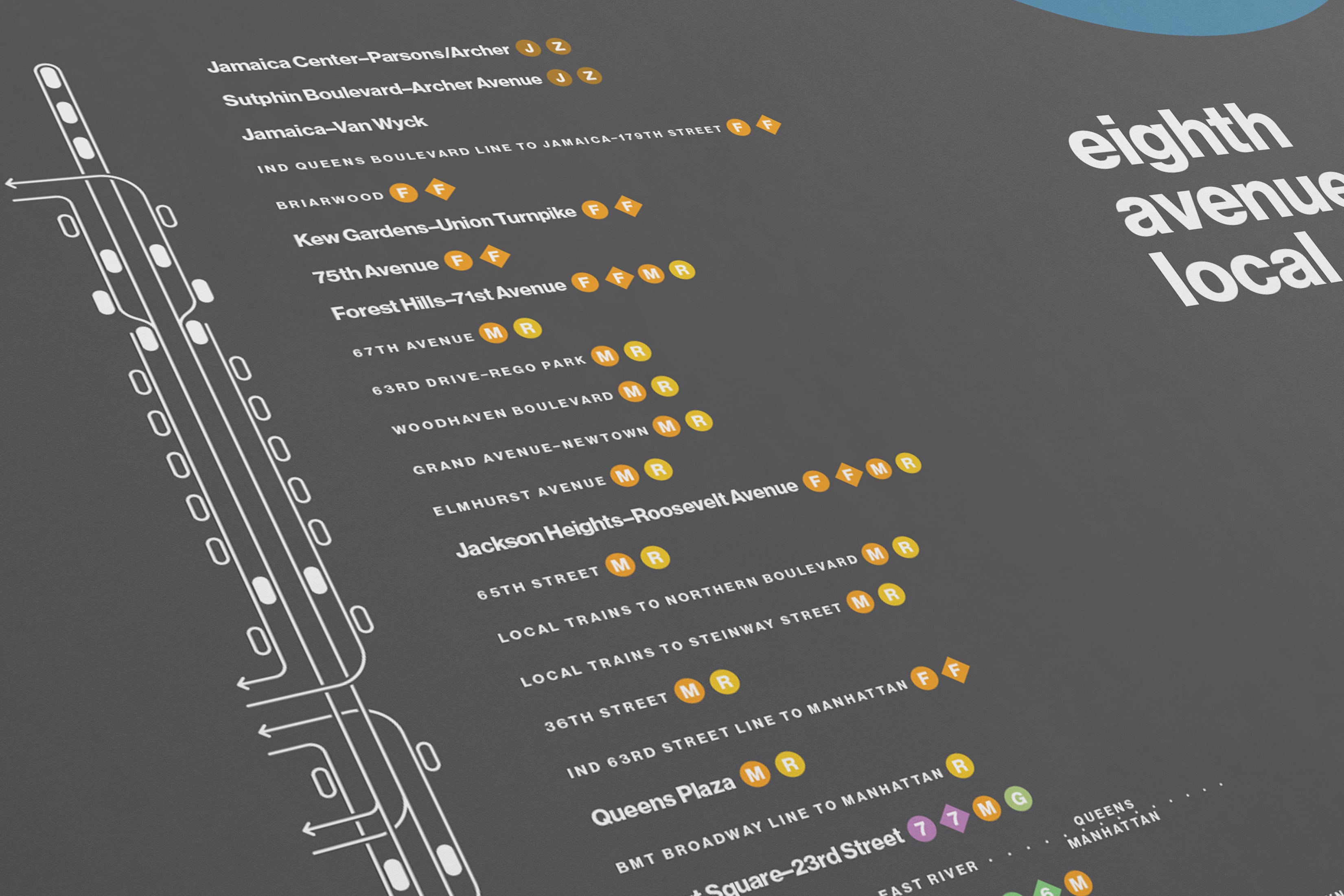 E Train Map / NYC Subway