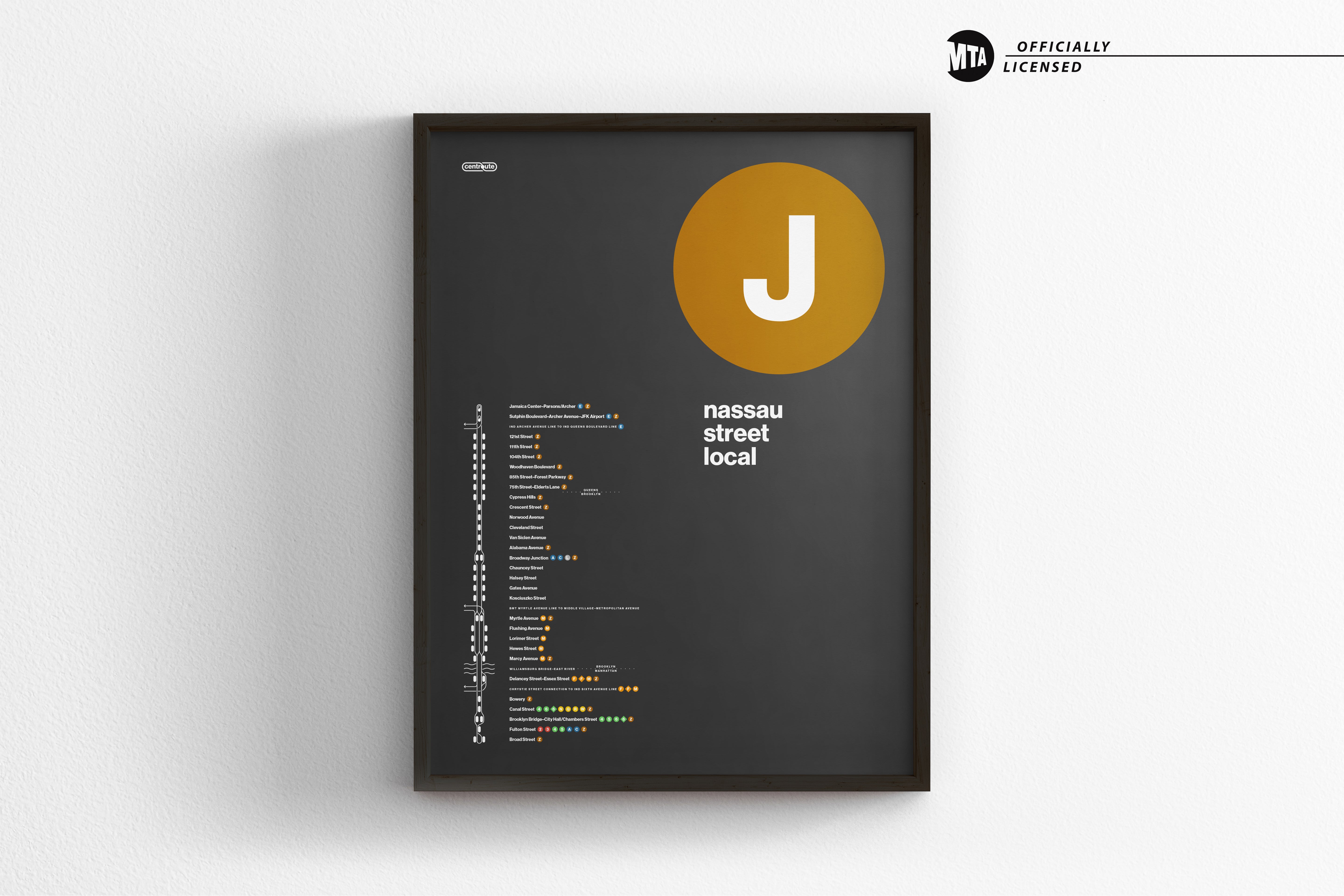 J Train Map / NYC Subway