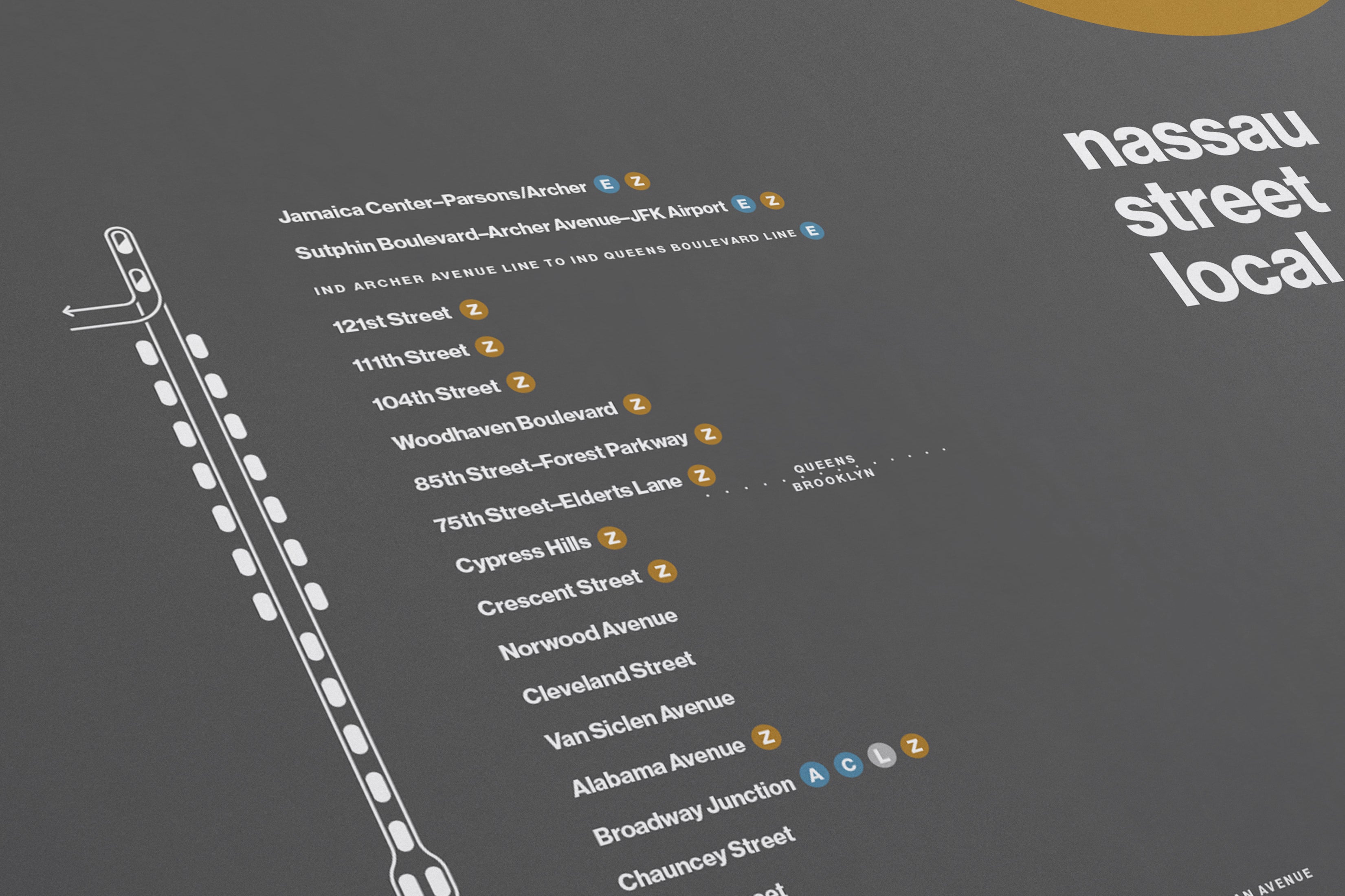 J Train Map / NYC Subway