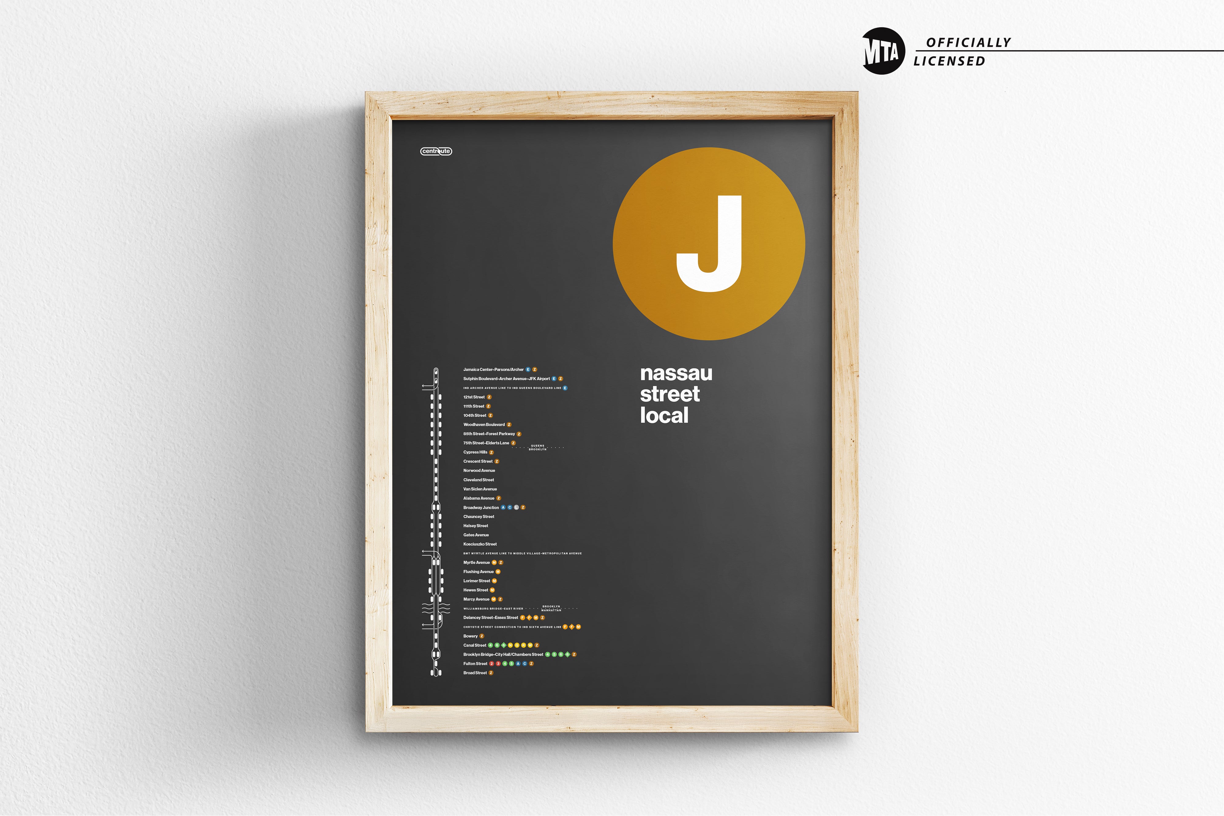 J Train Map / NYC Subway