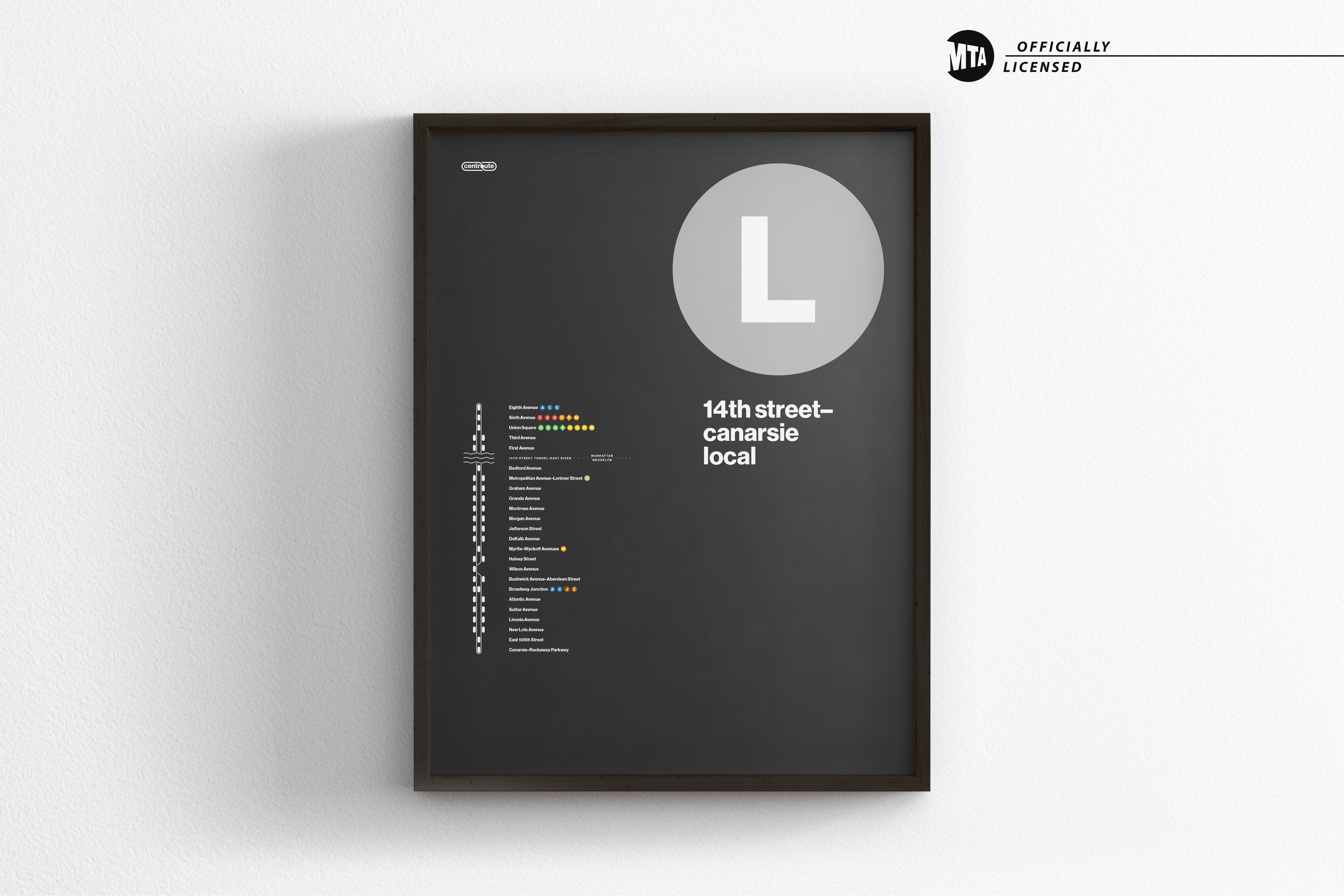 L Train Map / NYC Subway