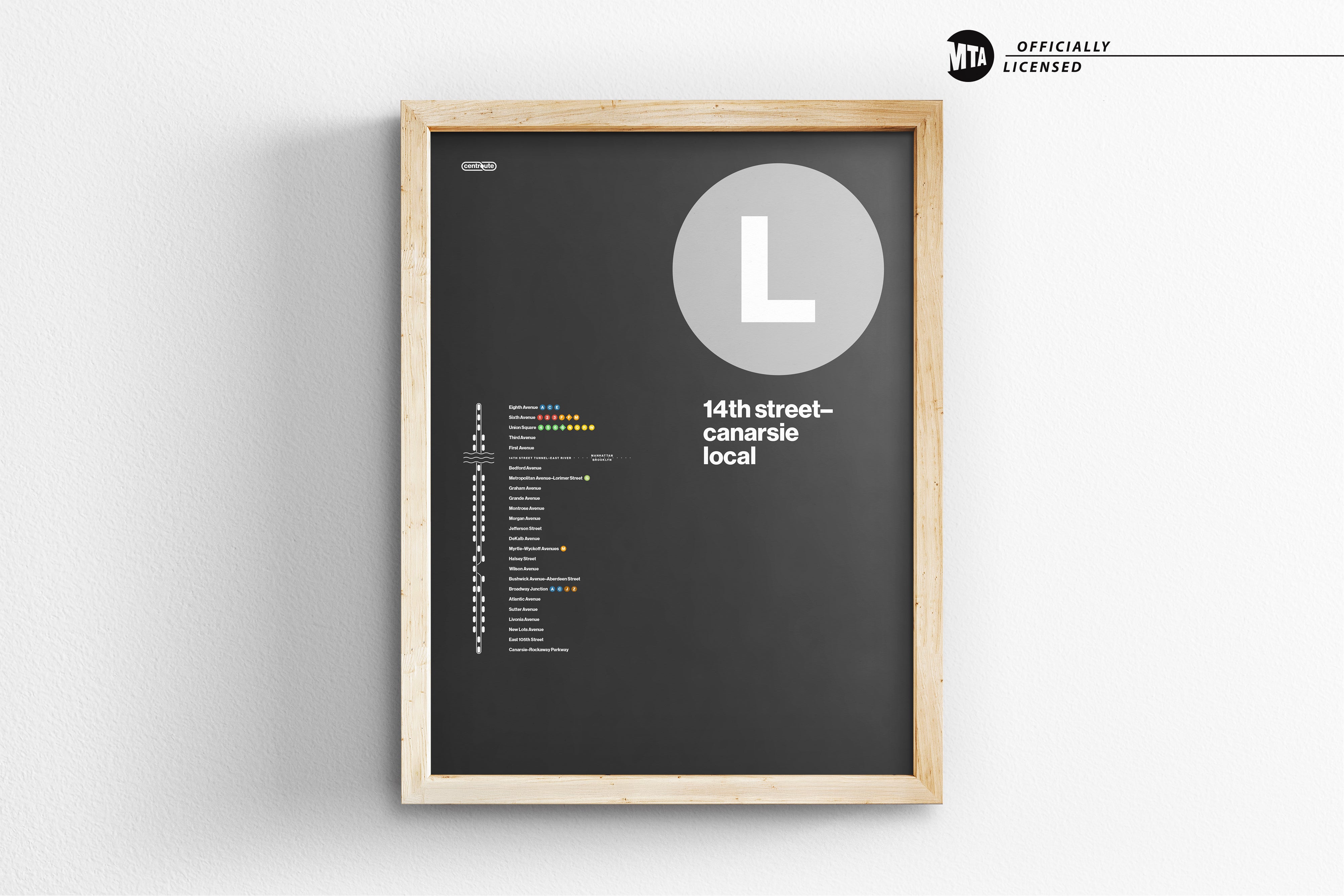L Train Map / NYC Subway