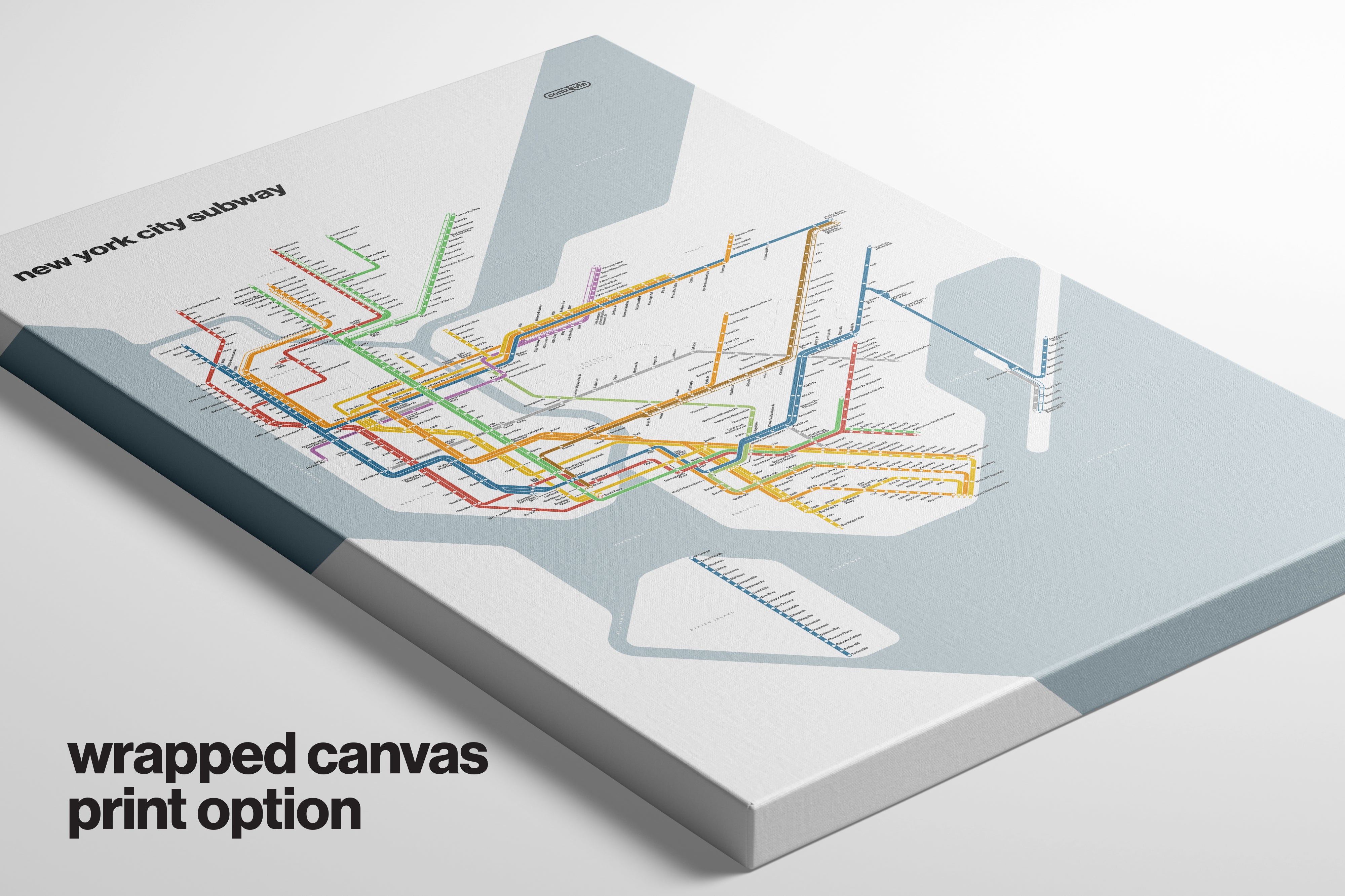 NYC Subway / Light Mode System Map