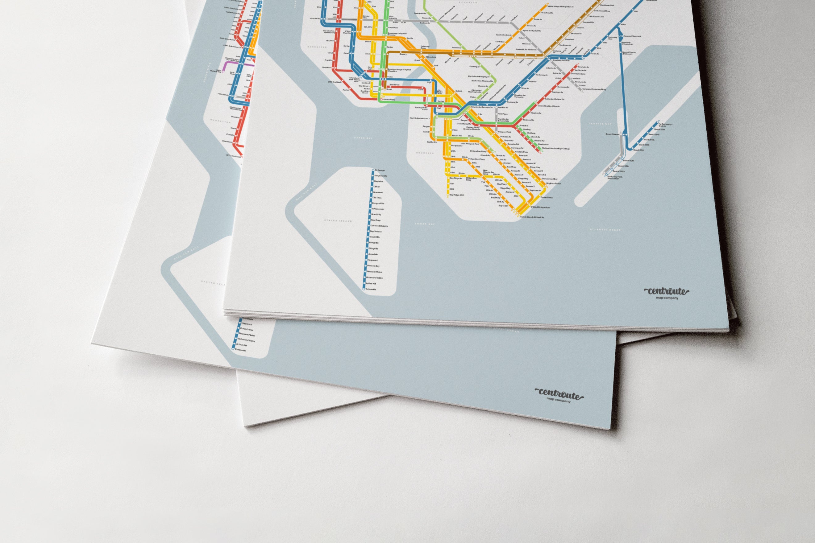 NYC Subway / Light Mode System Map