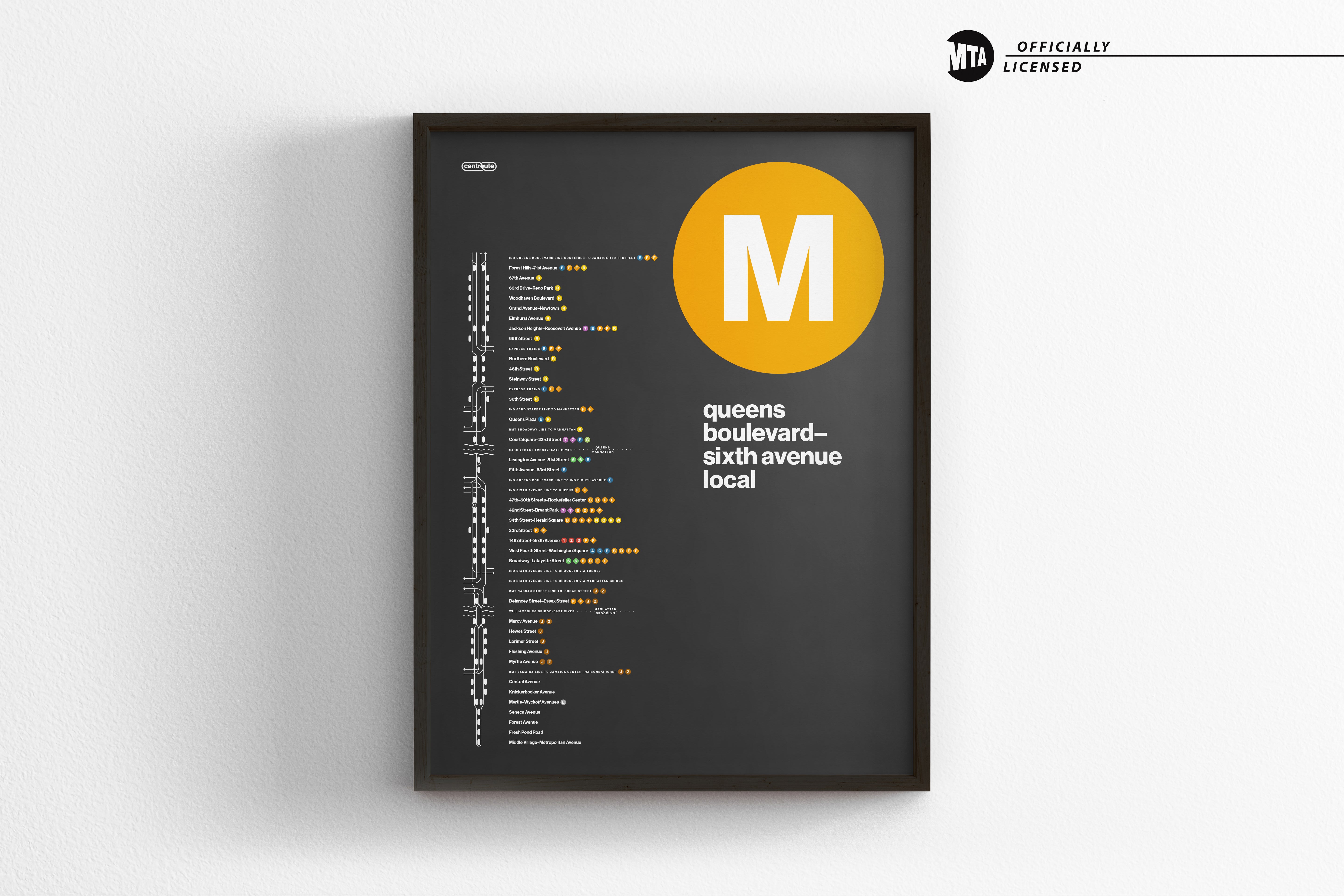 M Train Map / NYC Subway