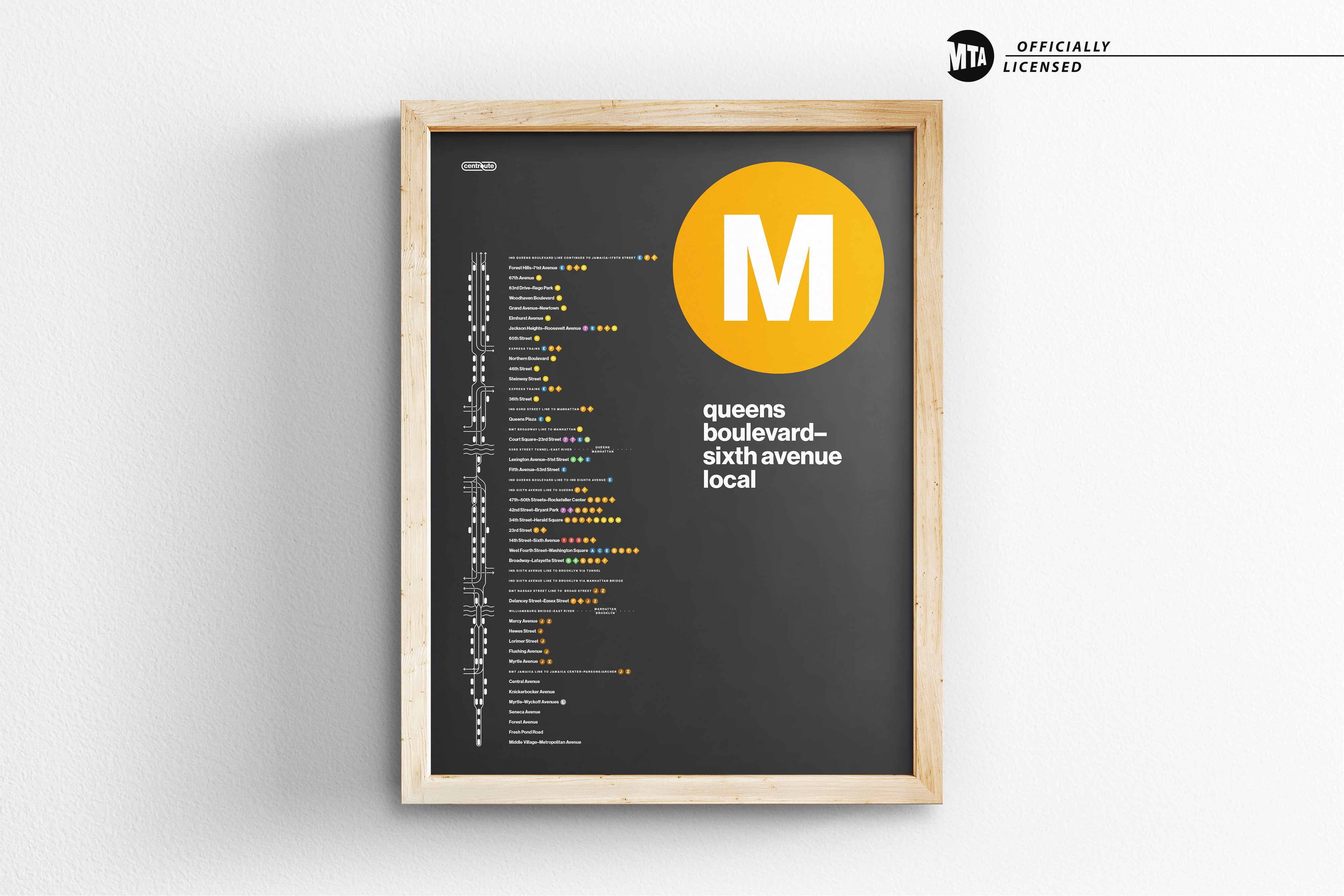 M Train Map / NYC Subway