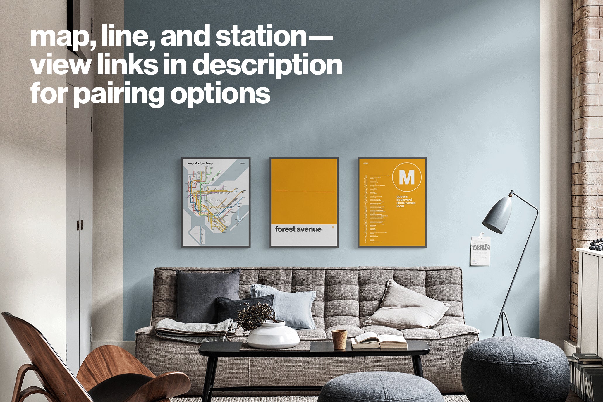 M Train Map One Color / NYC Subway