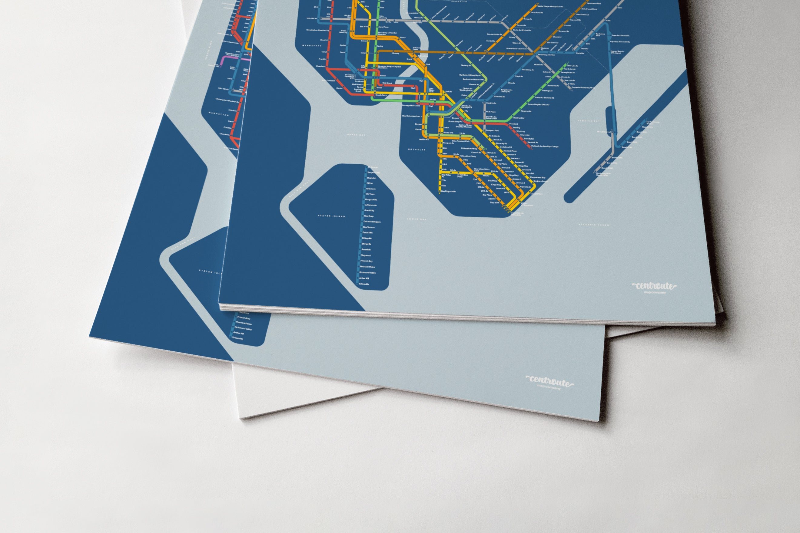 NYC Subway Map / System Map / Night