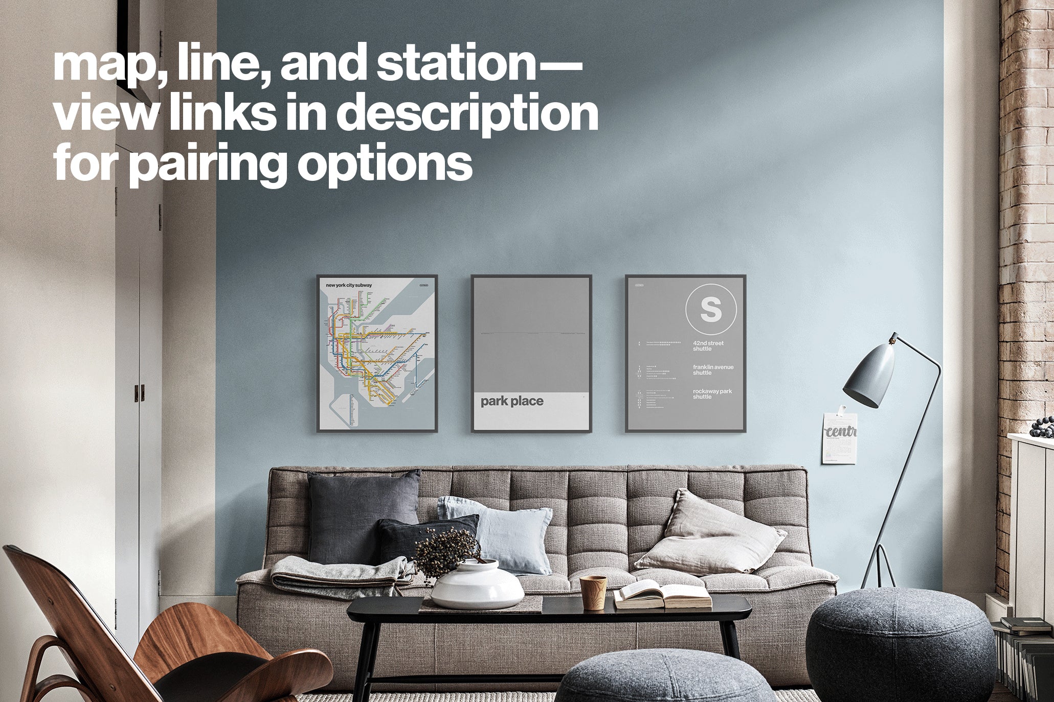 S Train Shuttle Map One Color / NYC Subway