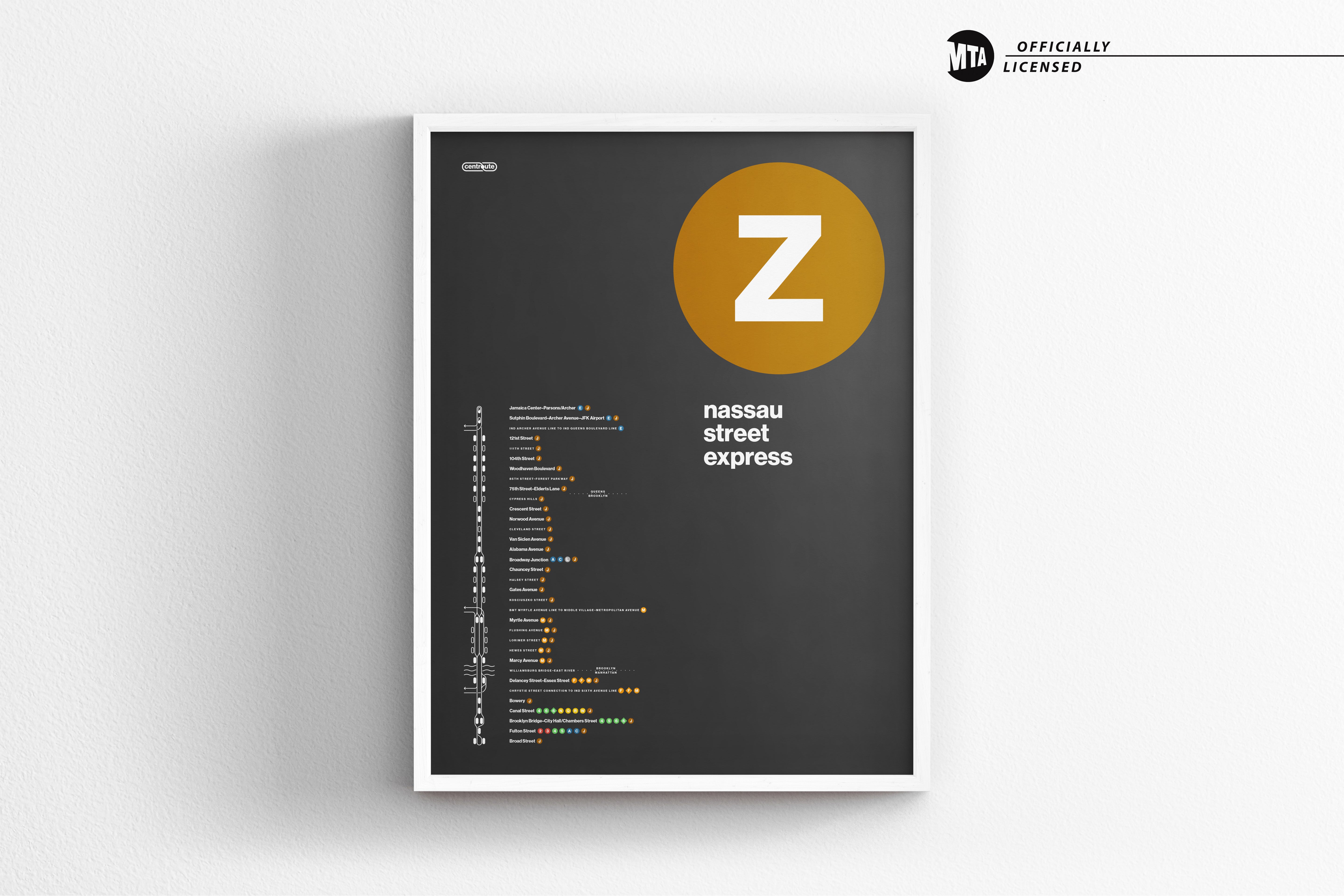 Z Train Map / NYC Subway