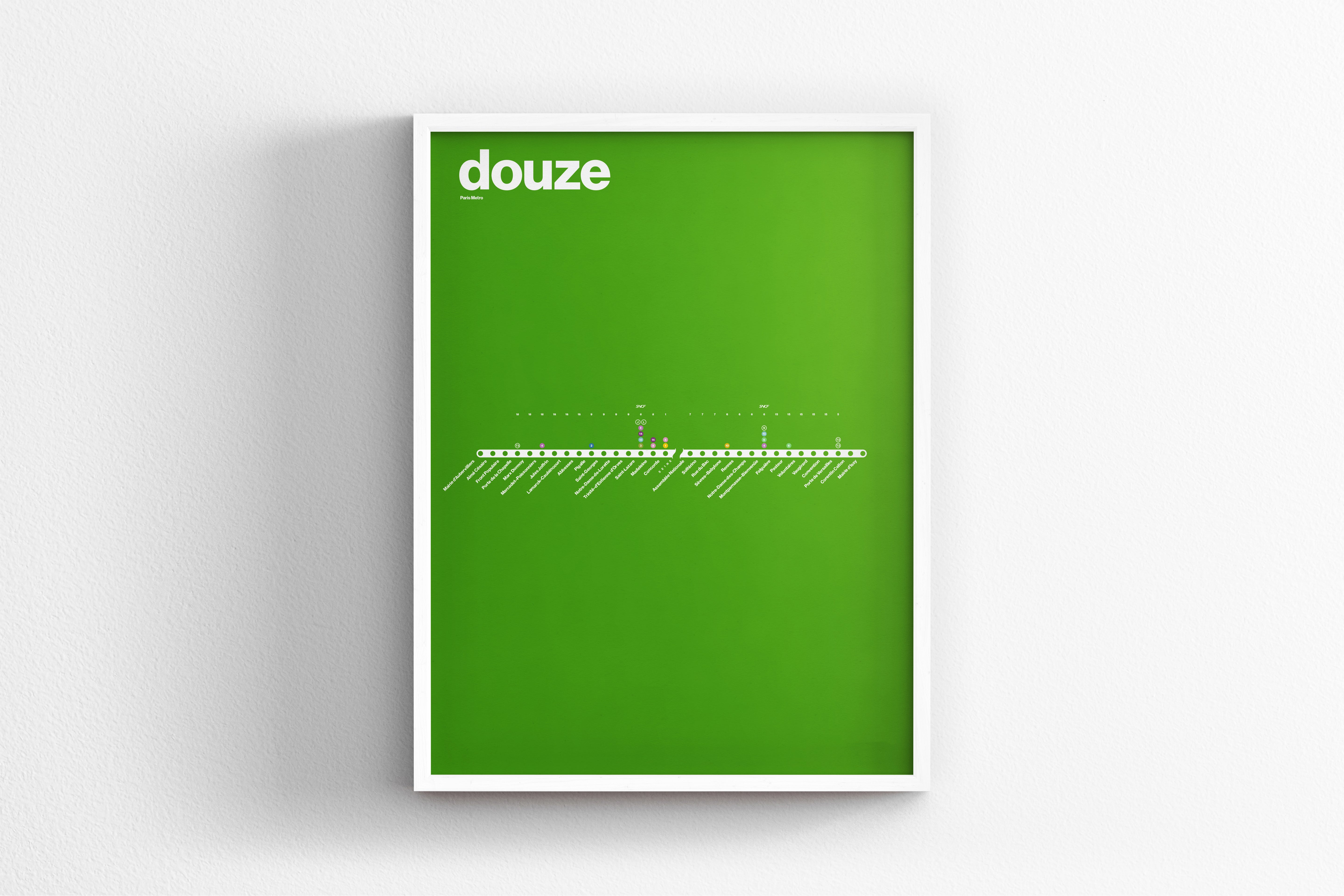 Line 12 Map / Paris Metro