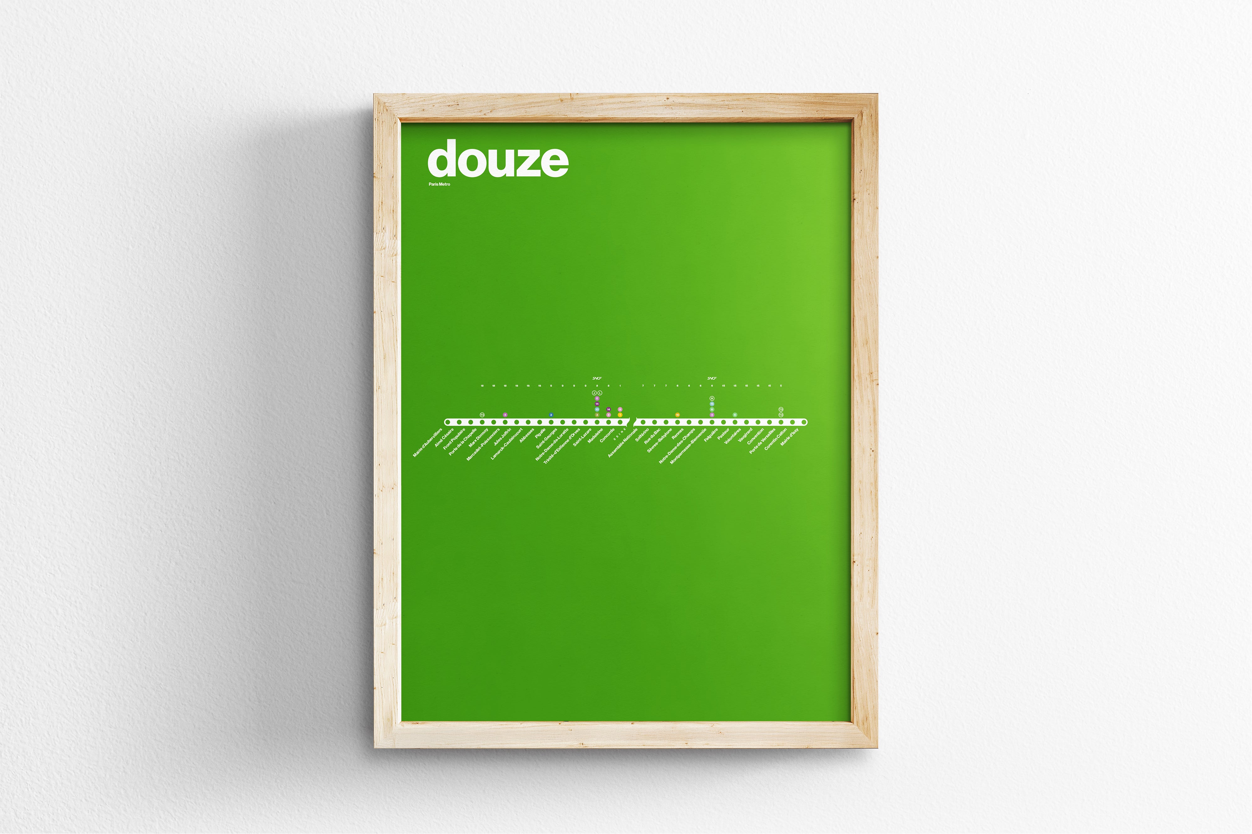 Line 12 Map / Paris Metro