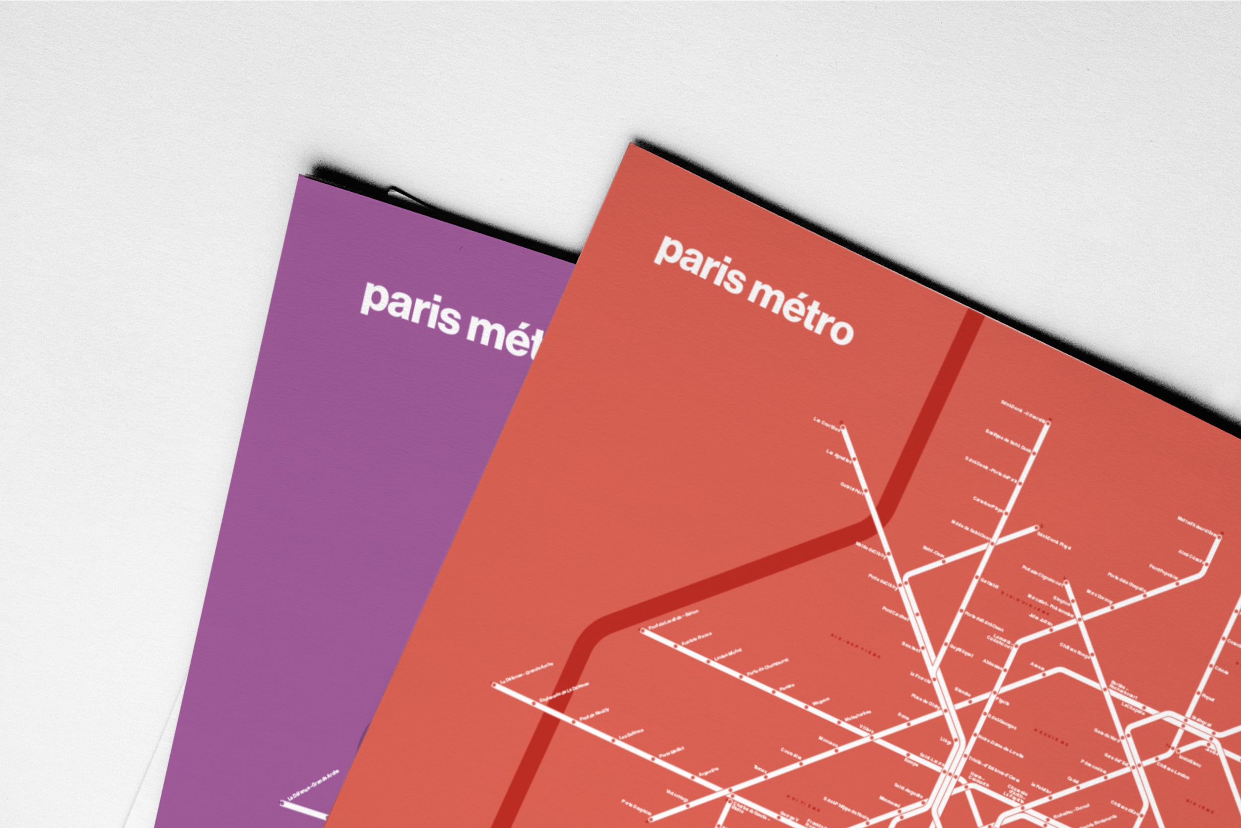 Paris Metro / Color Mode System Map