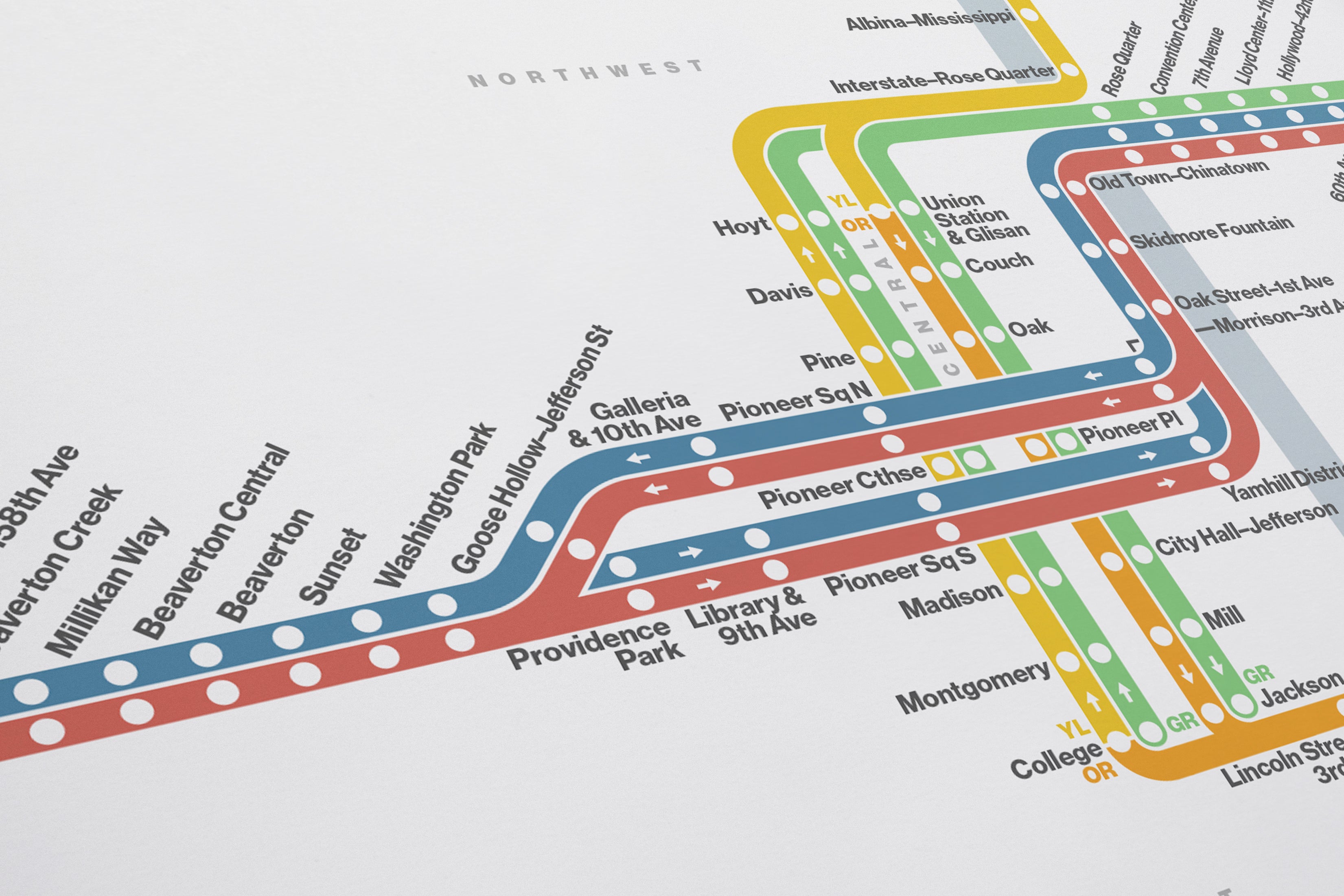 Portland Max / Light Mode System Map