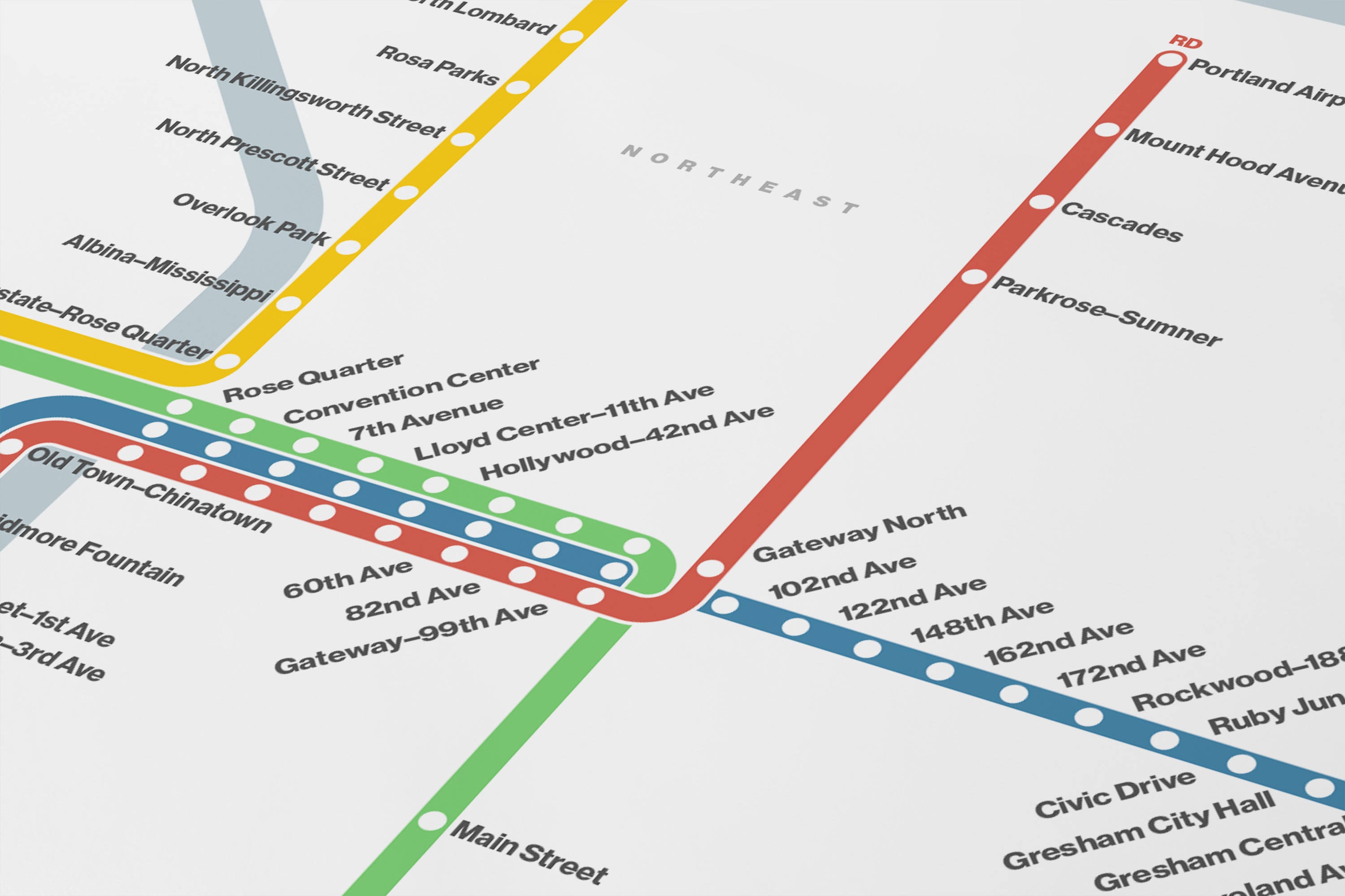 Portland Max / Light Mode System Map