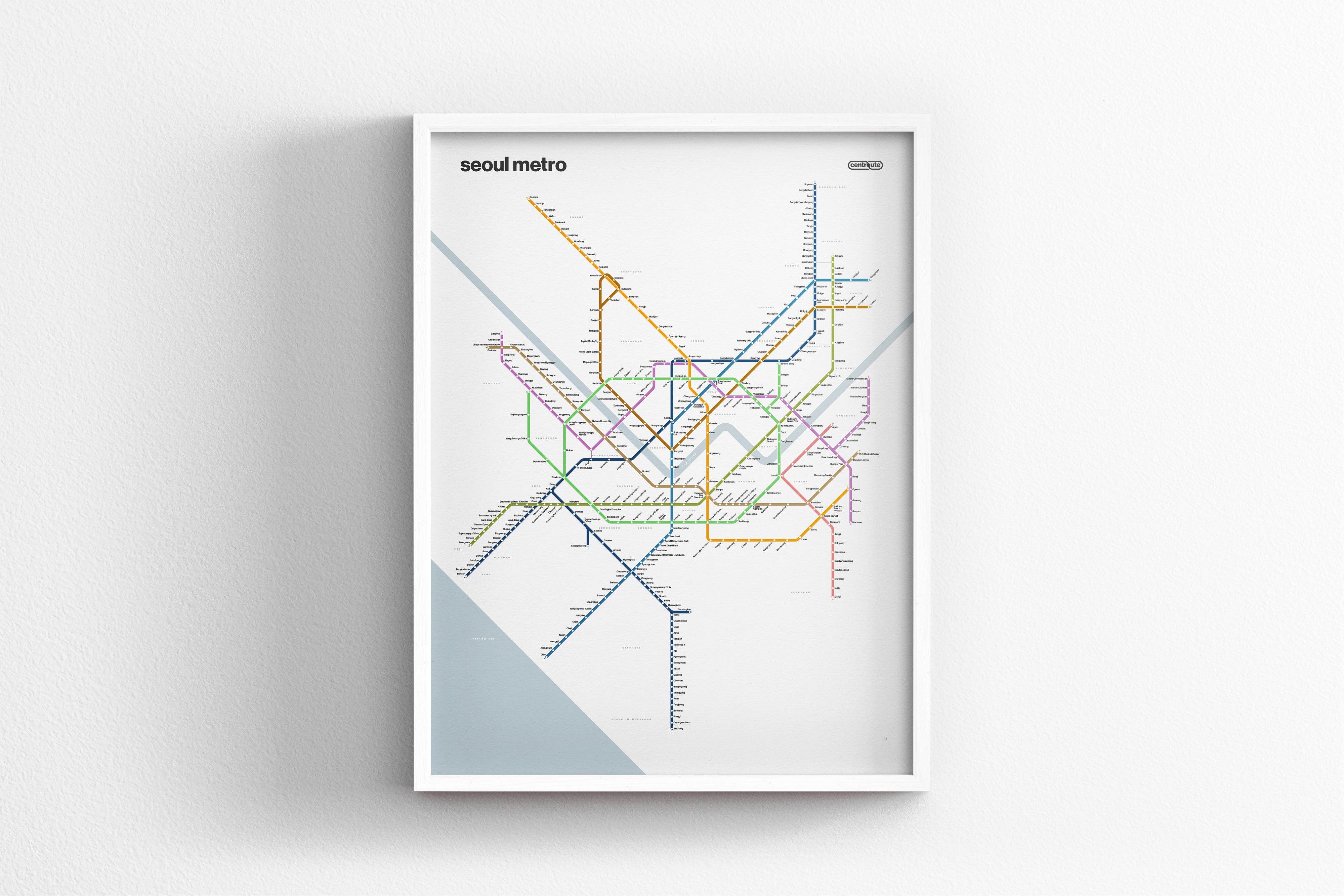 Seoul Metro 서울교통공사 / Light Mode System Map / English